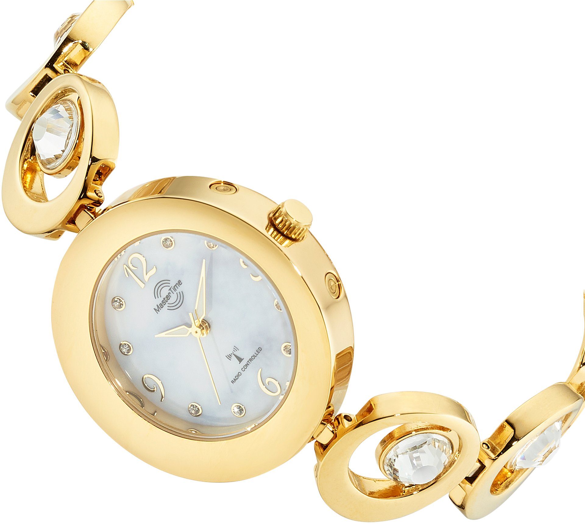 MASTER TIME Radiografisch horloge Lady Line Horloge, quartz, dameshorloge, glow-in-the-dark wijzers