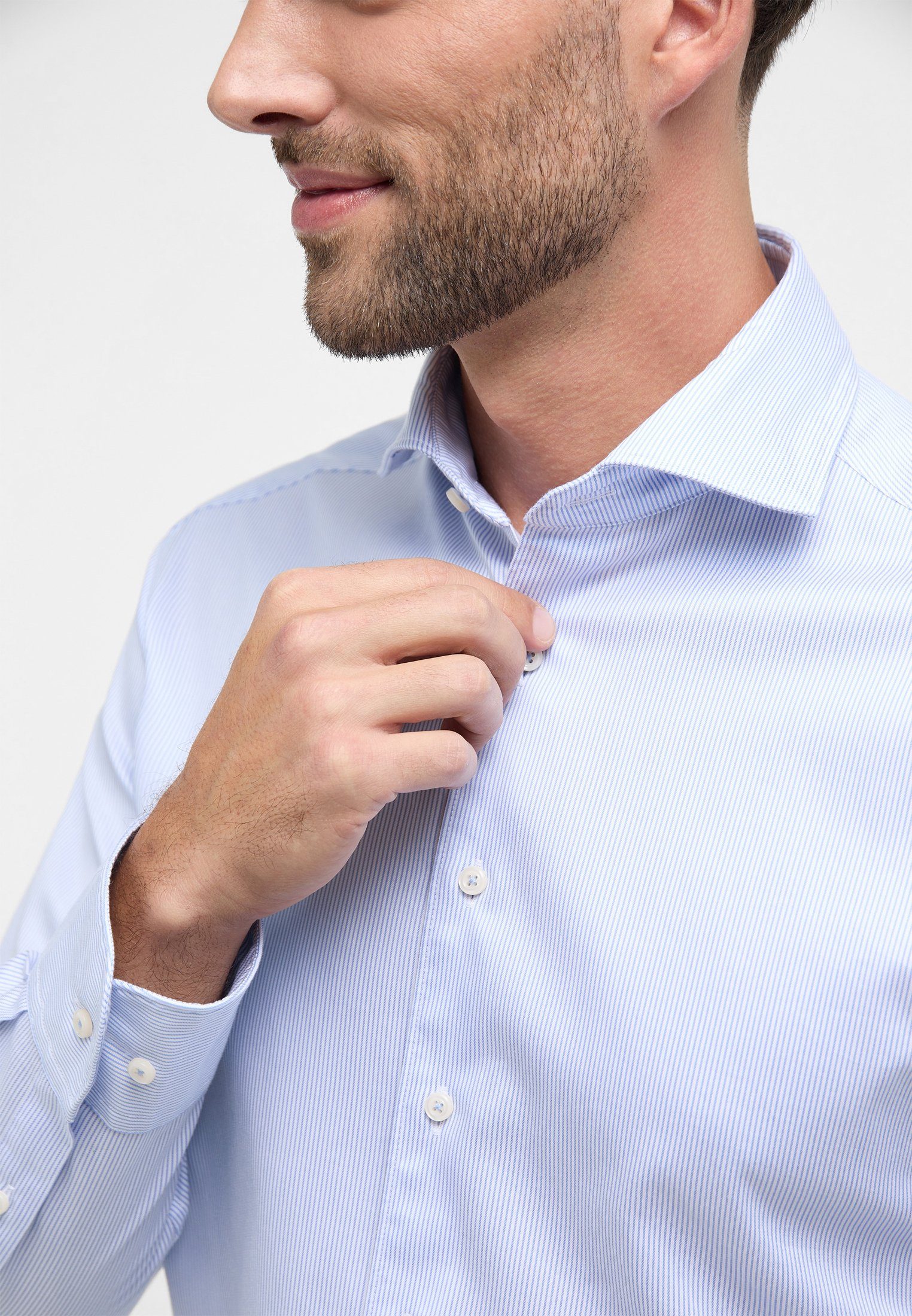 Eterna Overhemd met lange mouwen MODERN FIT EASY IRON (gemakkelijk te strijken)