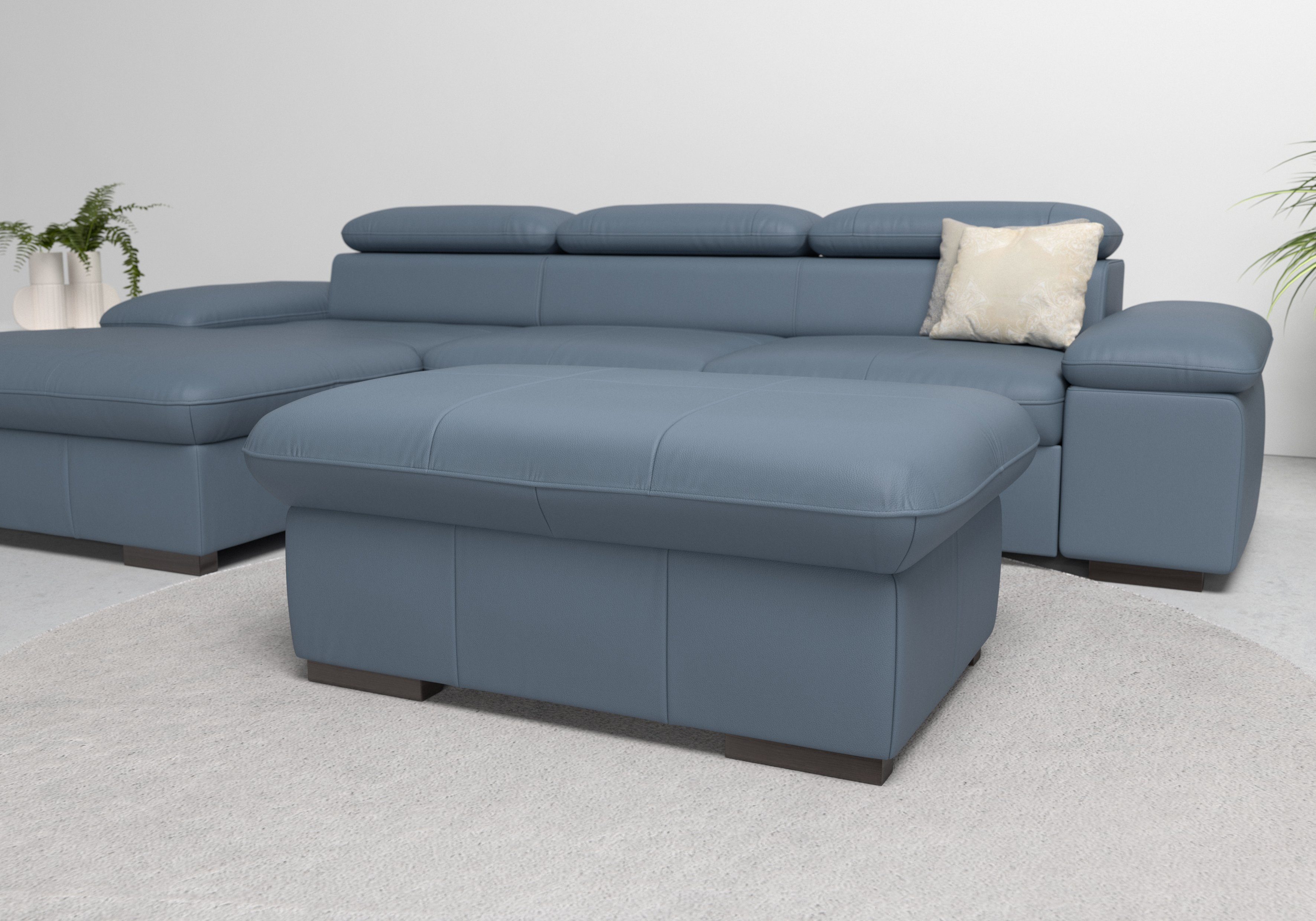 Home affaire Hocker met bergruimte Alberto groot, met opbergruimte hockers blauw