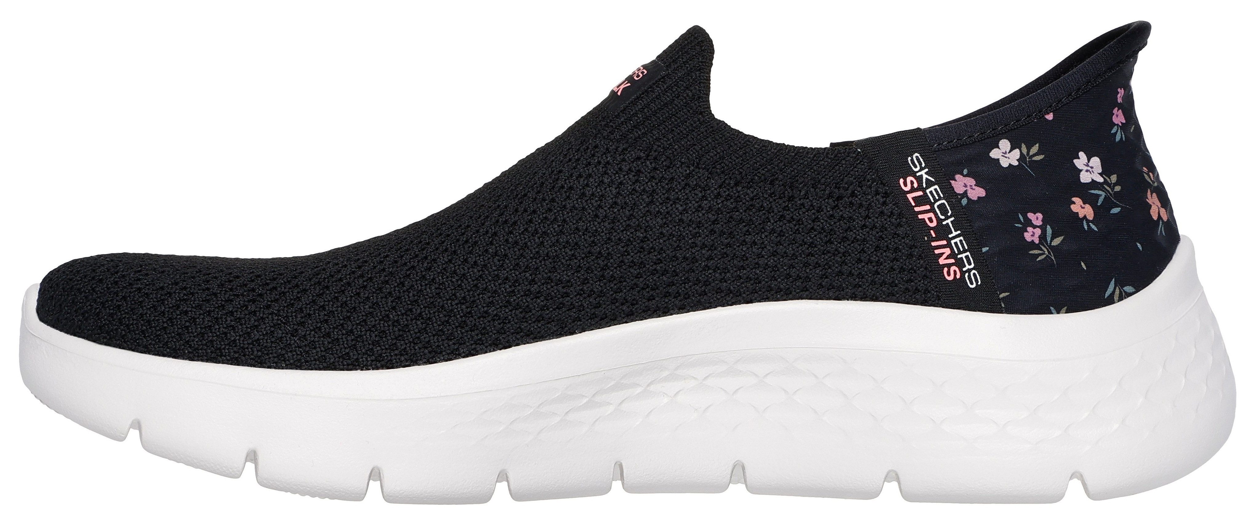 Skechers Slip-on sneakers GO WALK FLEX-SUNSET ROSE , vrijetijdsschoen, vegan met skechers handsfree slip-ins functie