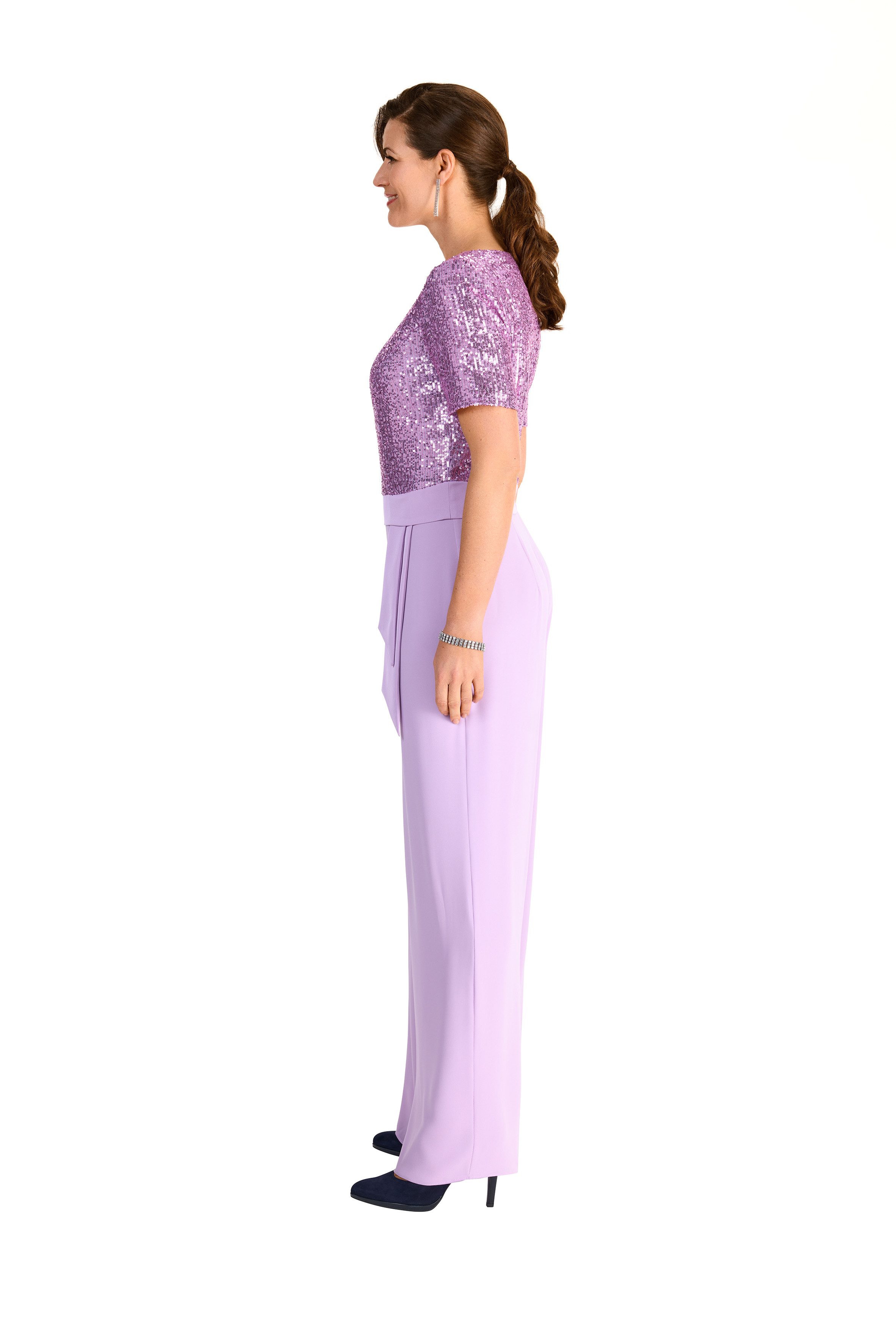 HERMANN LANGE Collection Jumpsuit in culotte-stijl met pailletten