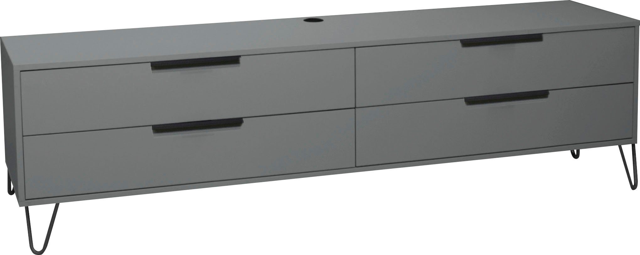 Mäusbacher Tv-meubel Bonnie TOPSELLER! Lowboard met draadframe lowboards groen