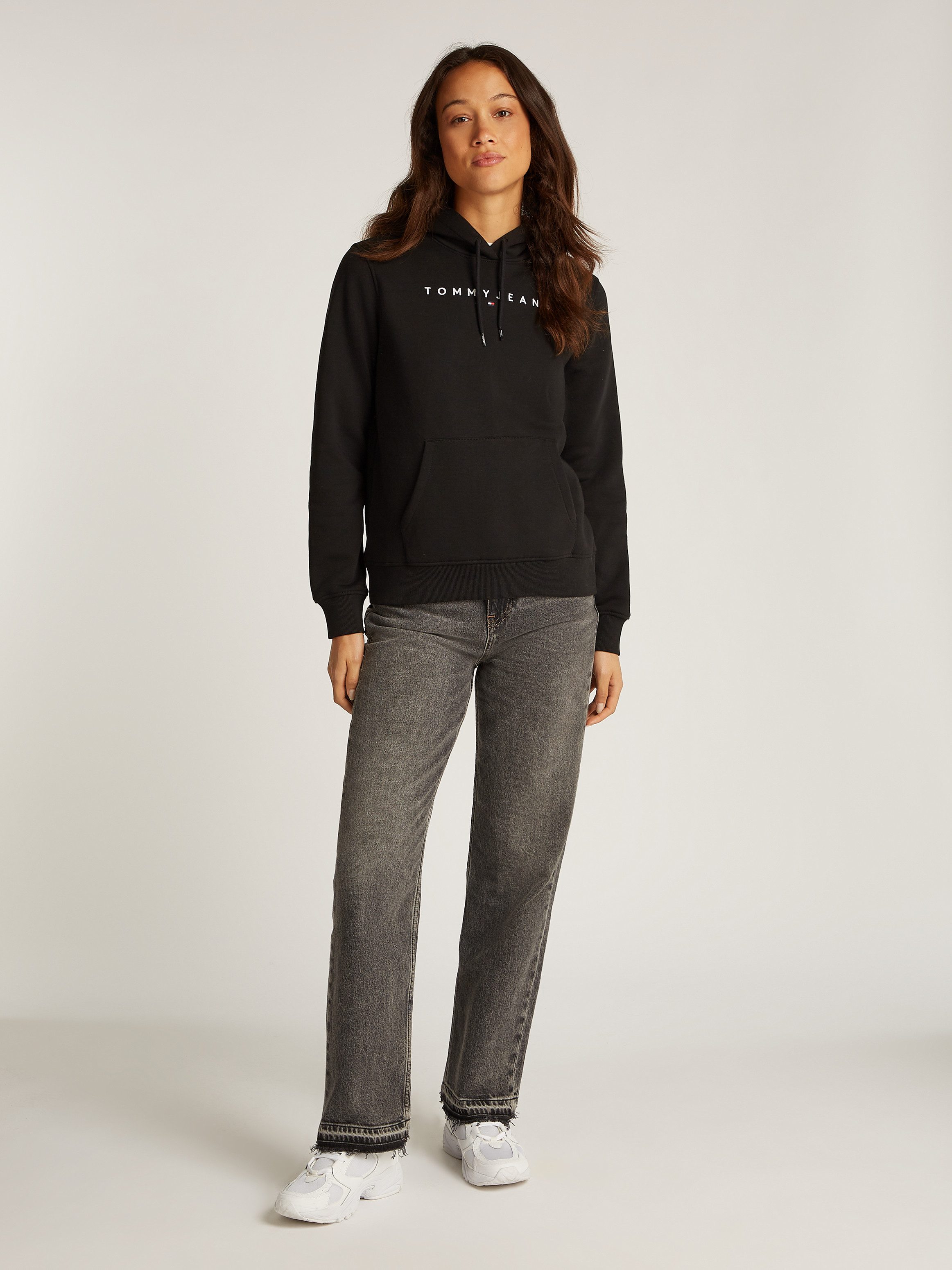 TOMMY JEANS Hoodie TJW REG LINEAR HOODIE met een logo-opschrift