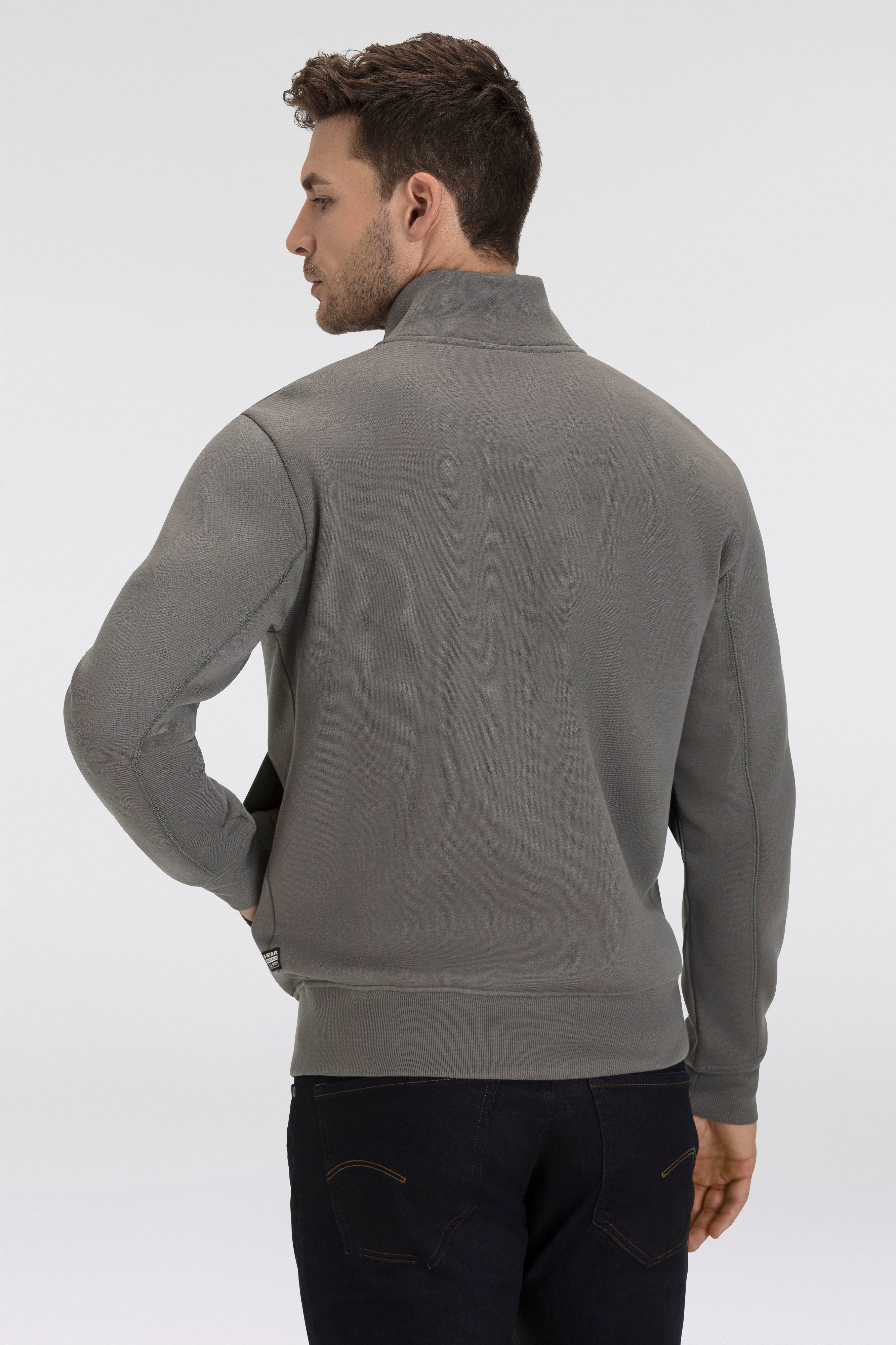 G-Star RAW Sweatvest met logoprint op borsthoogte
