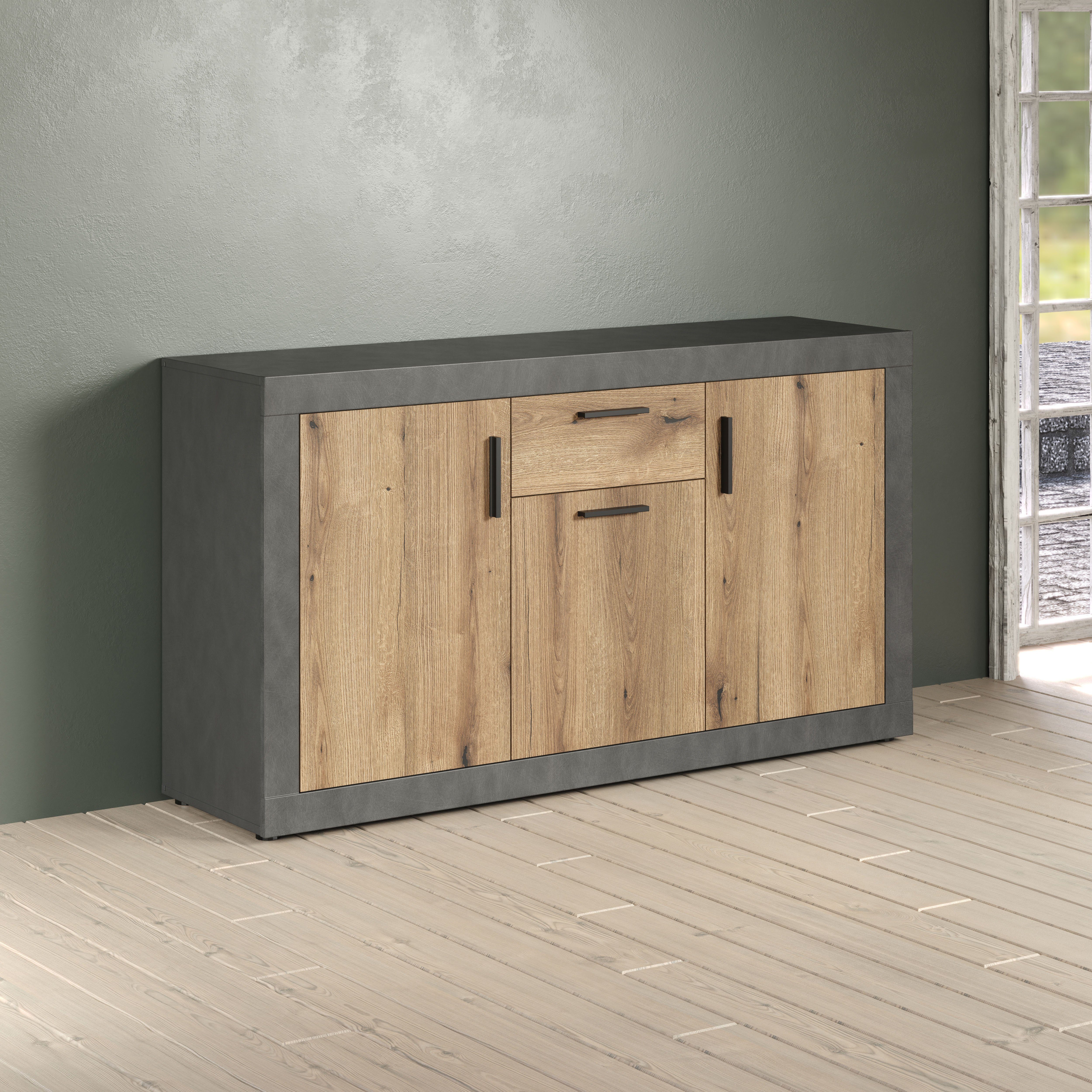 INOSIGN Dressoir Bergen Commode, flexibele opbergruimte, Breedte 149 cm (1 stuk)