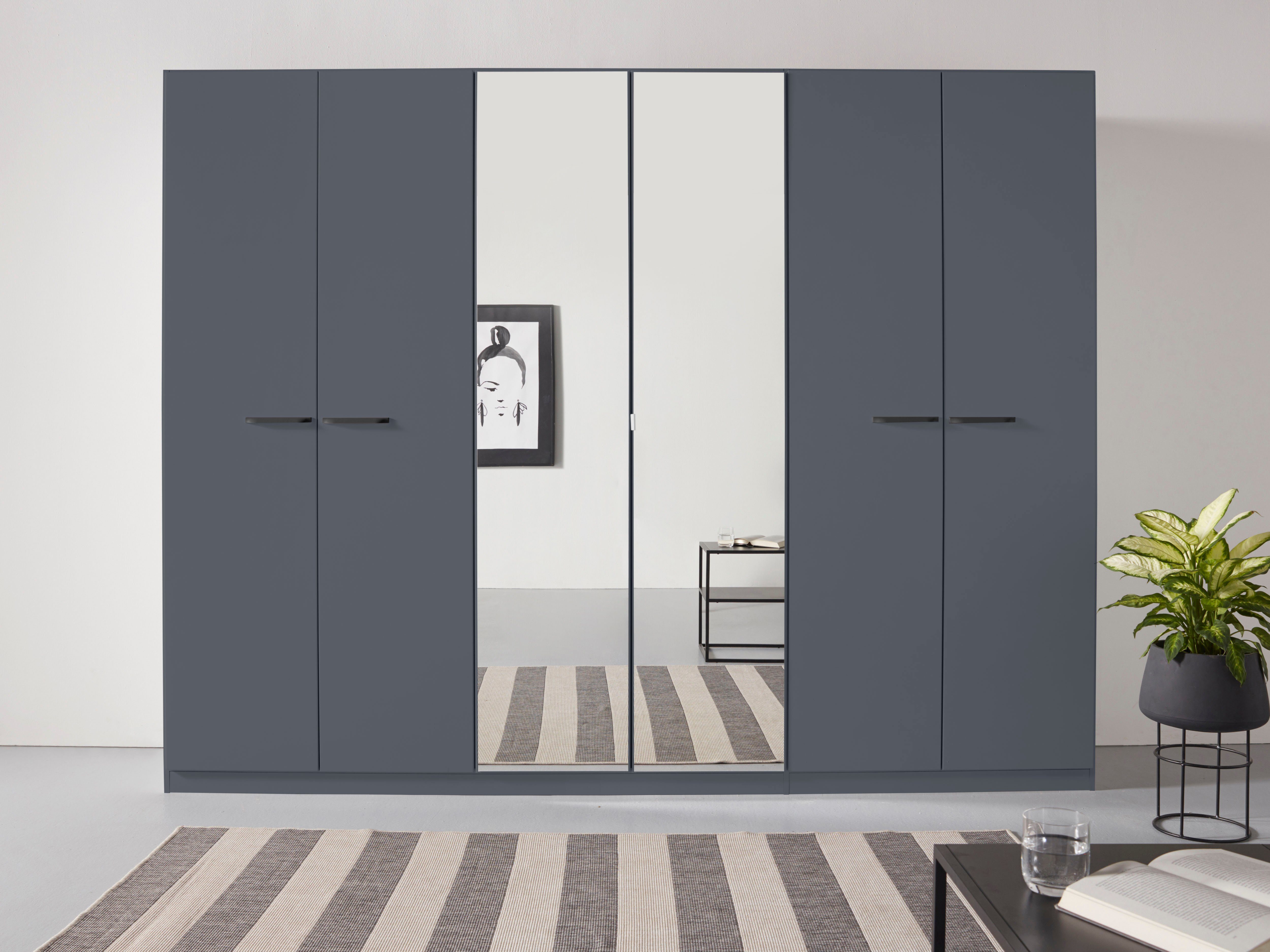 rauch Draaideurkast Kledingkast kast garderobe TOPSELLER OTELI incl. binnenindeling met 3 binnenlades extra planken optioneel met spiegel made in germany