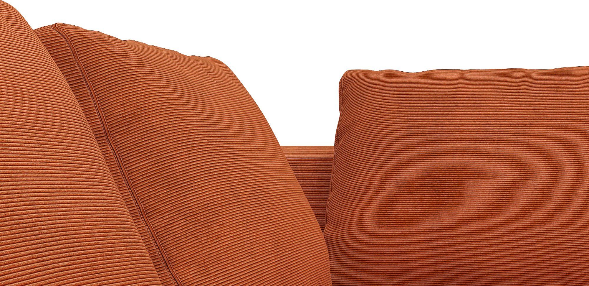 FLEXLUX Hoekbank Loano, supercomfortabel zitcomfort door koudschuim in de zitting moderne bank, vrij in de ruimte te plaatsen, losse kussens, l-vorm