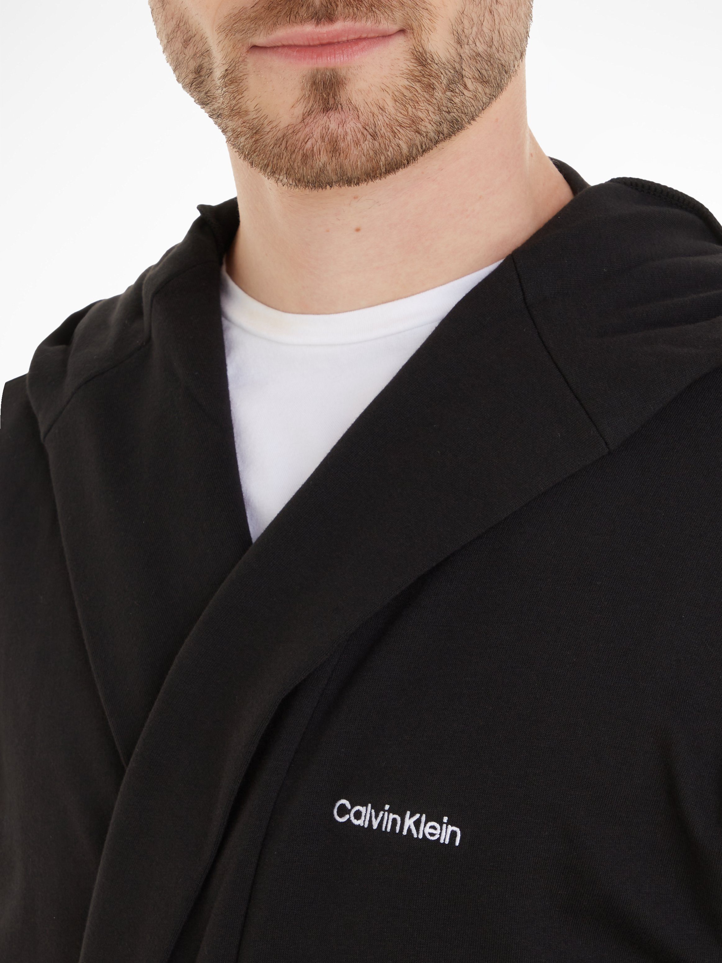 Calvin Klein Badjas met opgestikte zakken (set, 2 stuks, Met een bindceintuur)