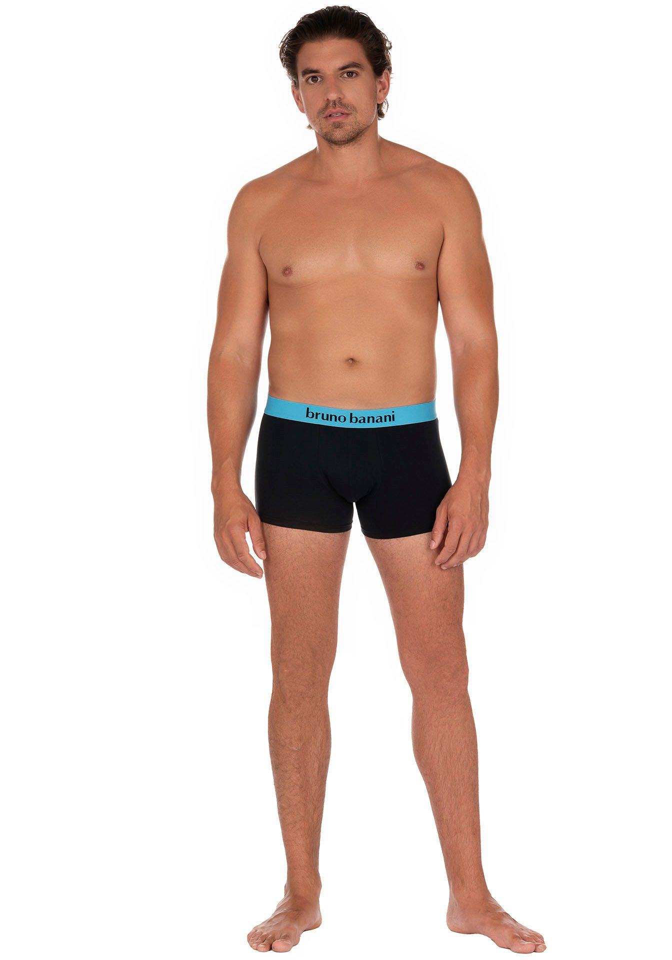 Bruno Banani Boxershort met contrasterend logo-tailleband (2 stuks, Set van 2)