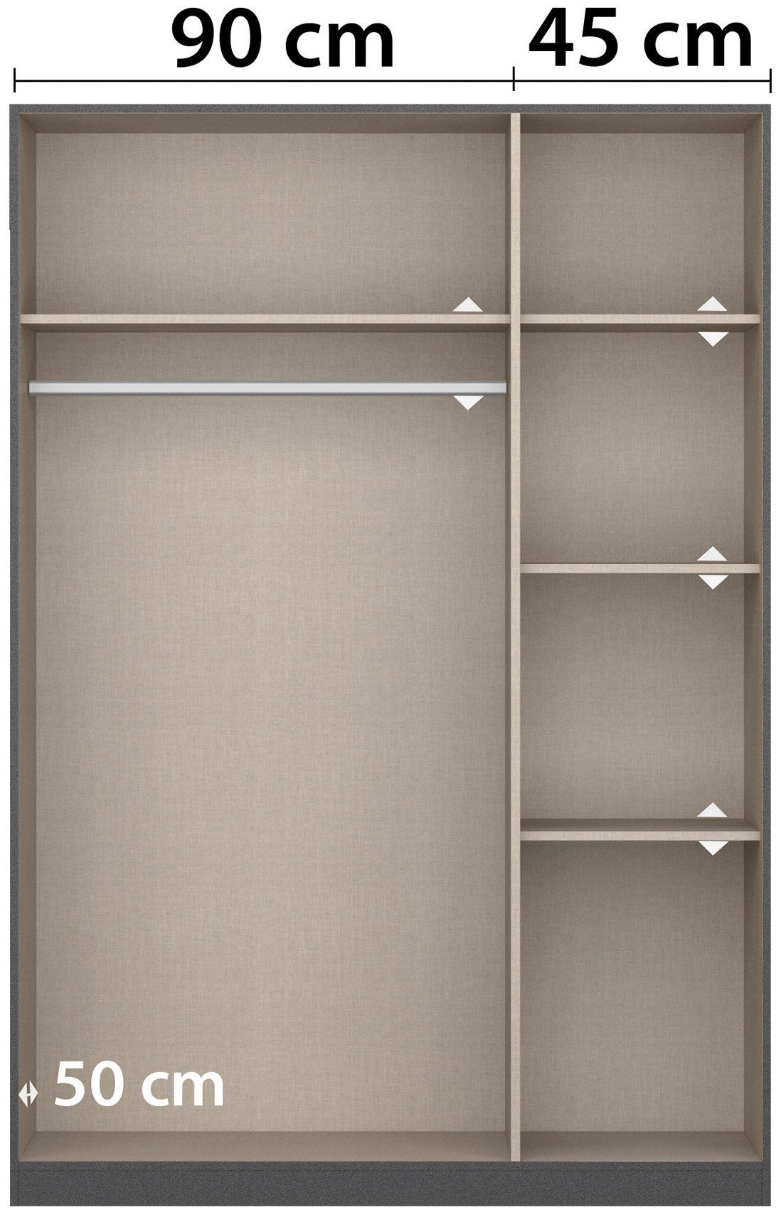 rauch Kledingkast Freising ruime kast, garderobe slaapkamerkast met handgrepen en lades otto's chois top product