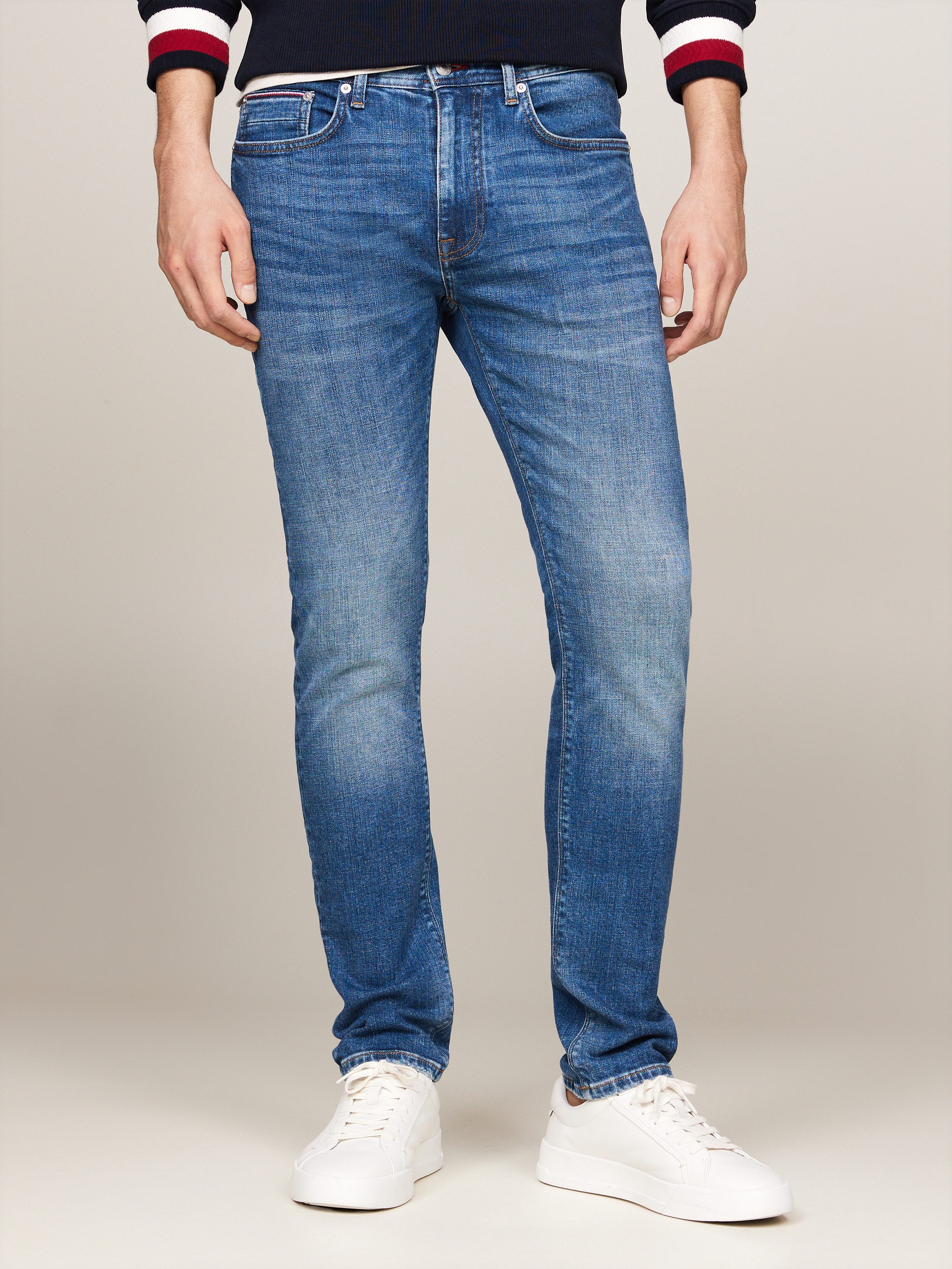 Tommy Hilfiger Slim fit jeans SLIM BLEECKER PSTR CROW BLACK