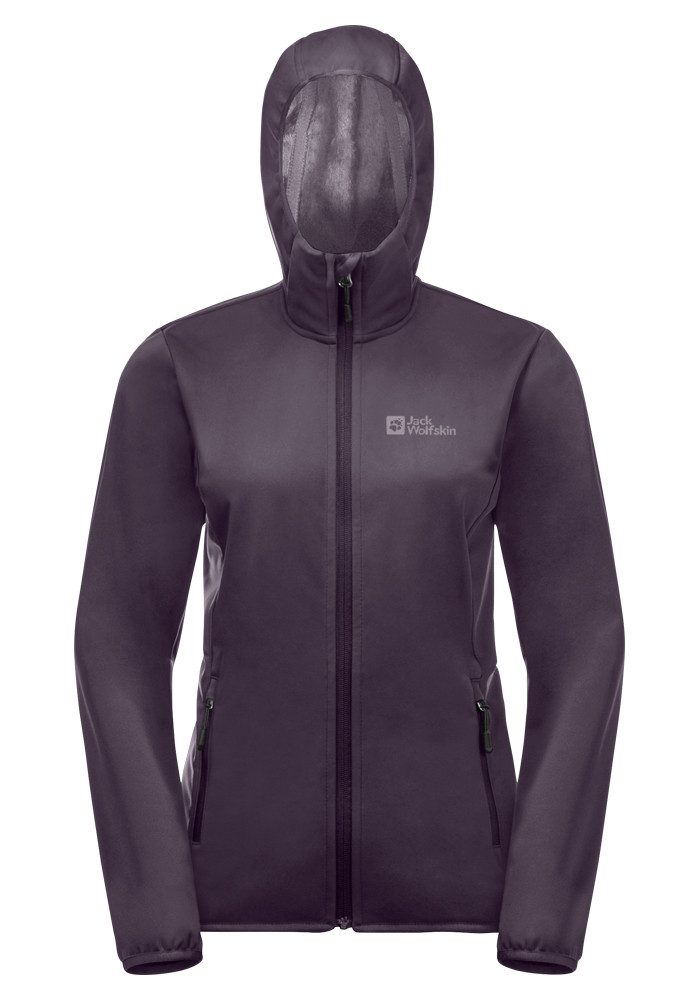 Jack Wolfskin Softshell-jack WINDHAIN HOODY W