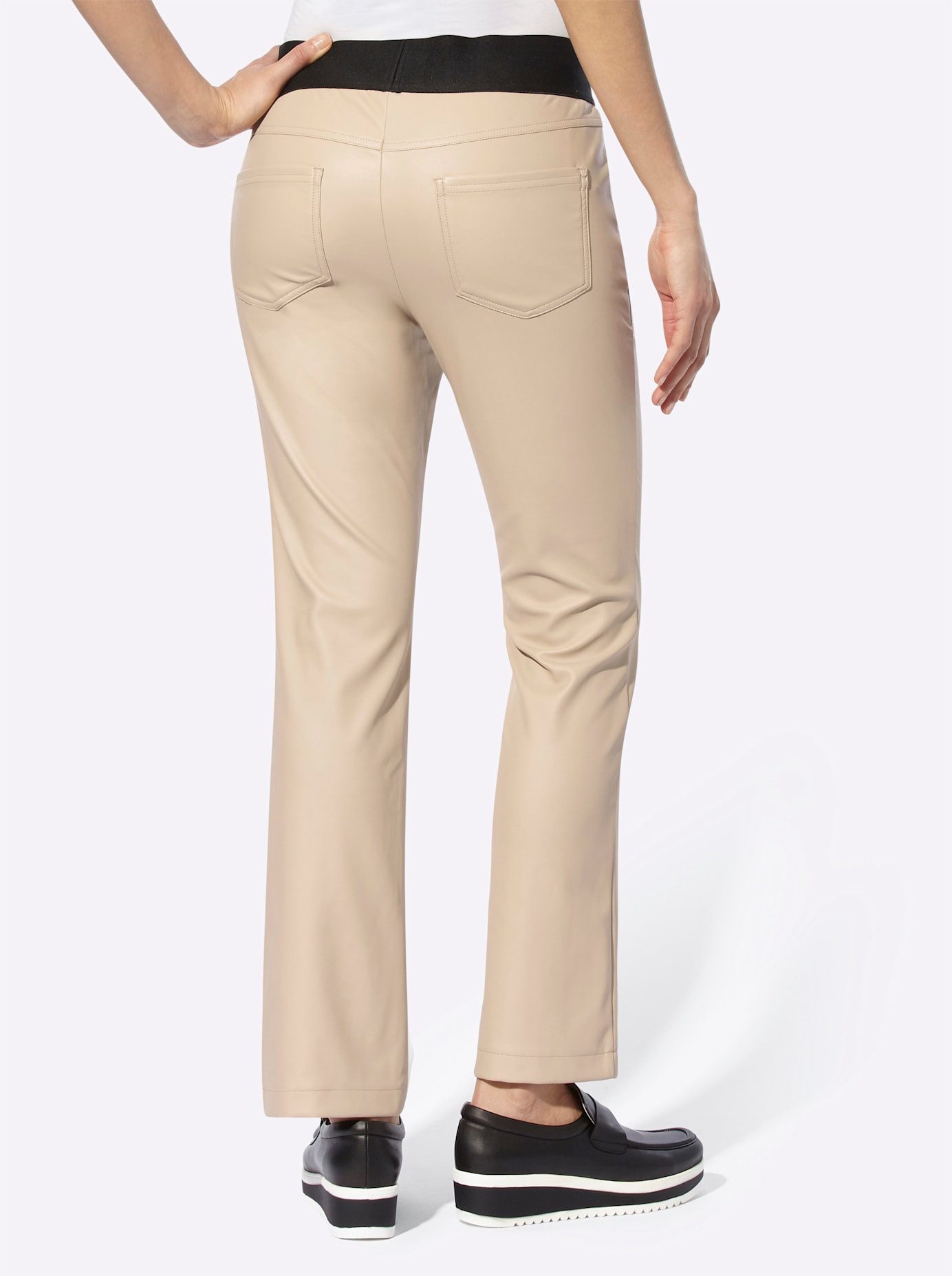 heine Imitatieleren broek