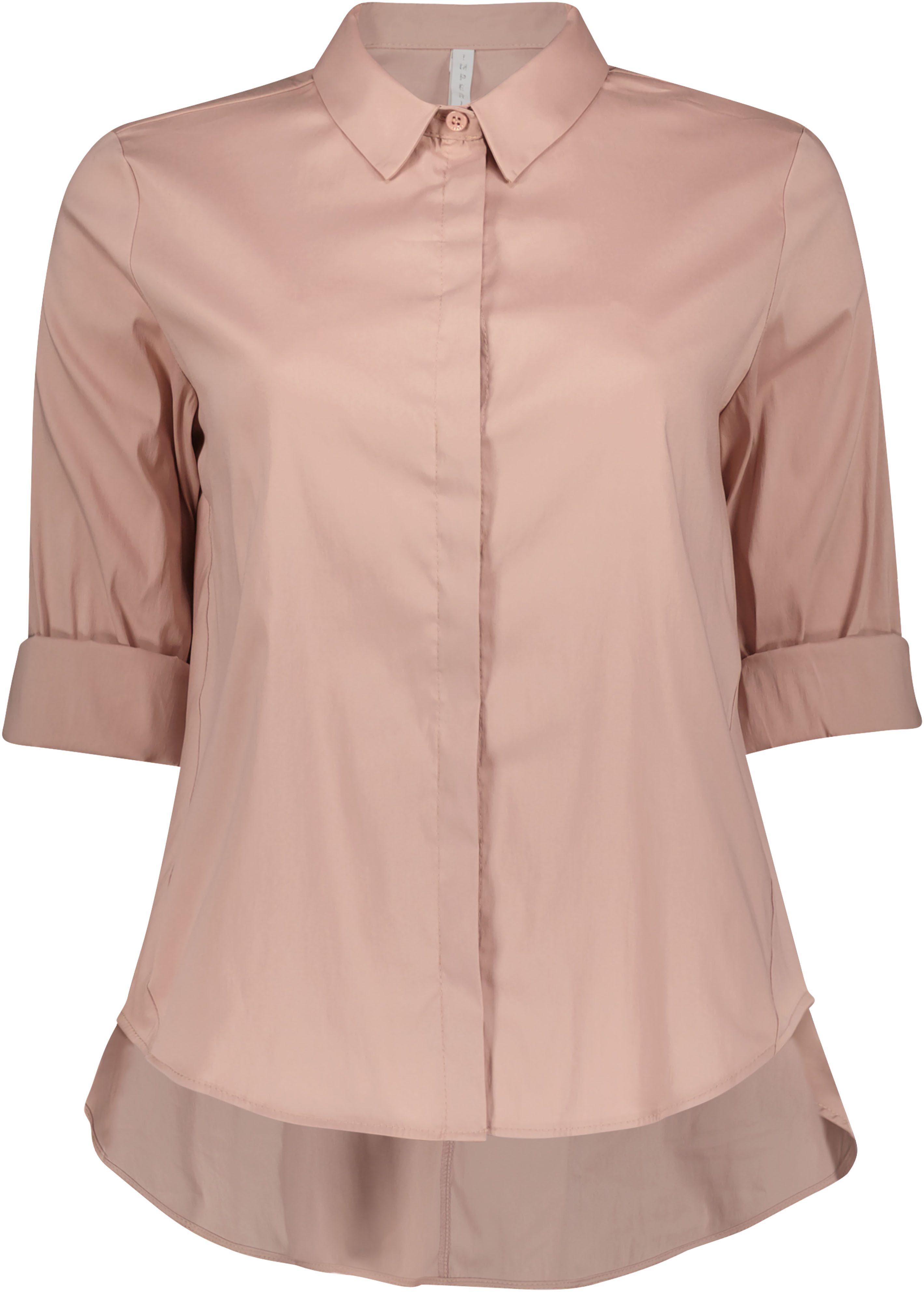 IMPERIAL Klassieke blouse IMP-C ED4BBE klokkend model met boogzoom