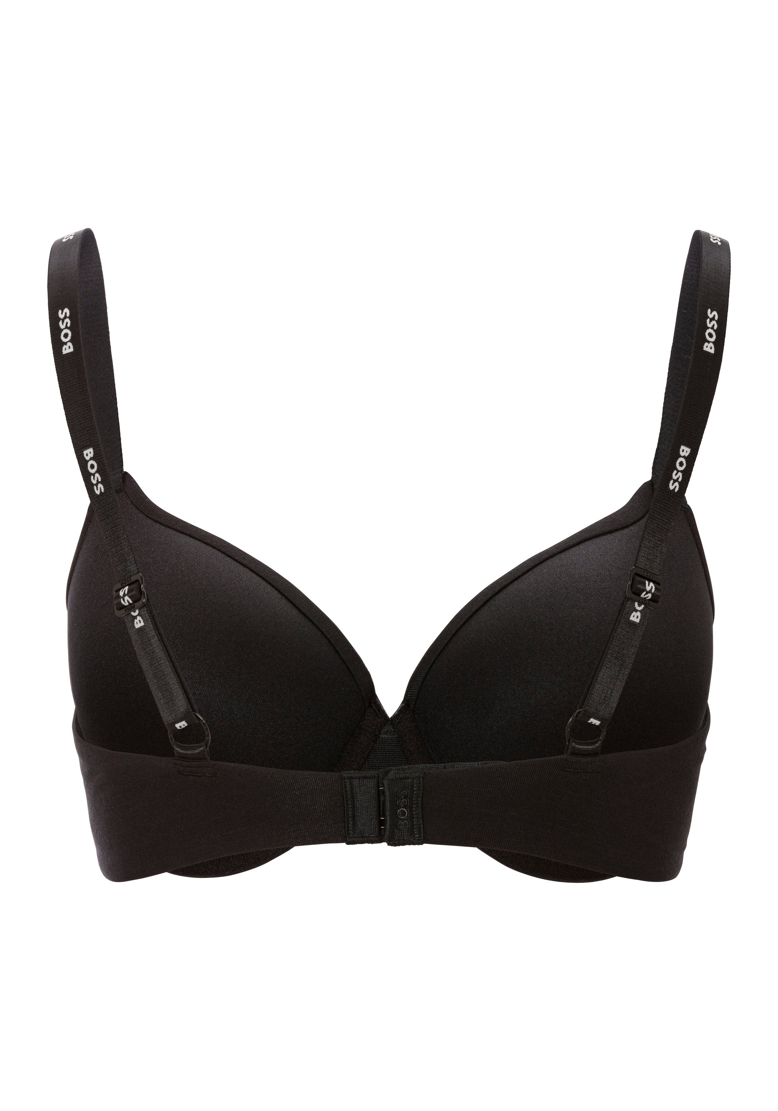 BOSS Beugel-bh UNDERWIRE BRA CI met boss tekst op de schouderbanden