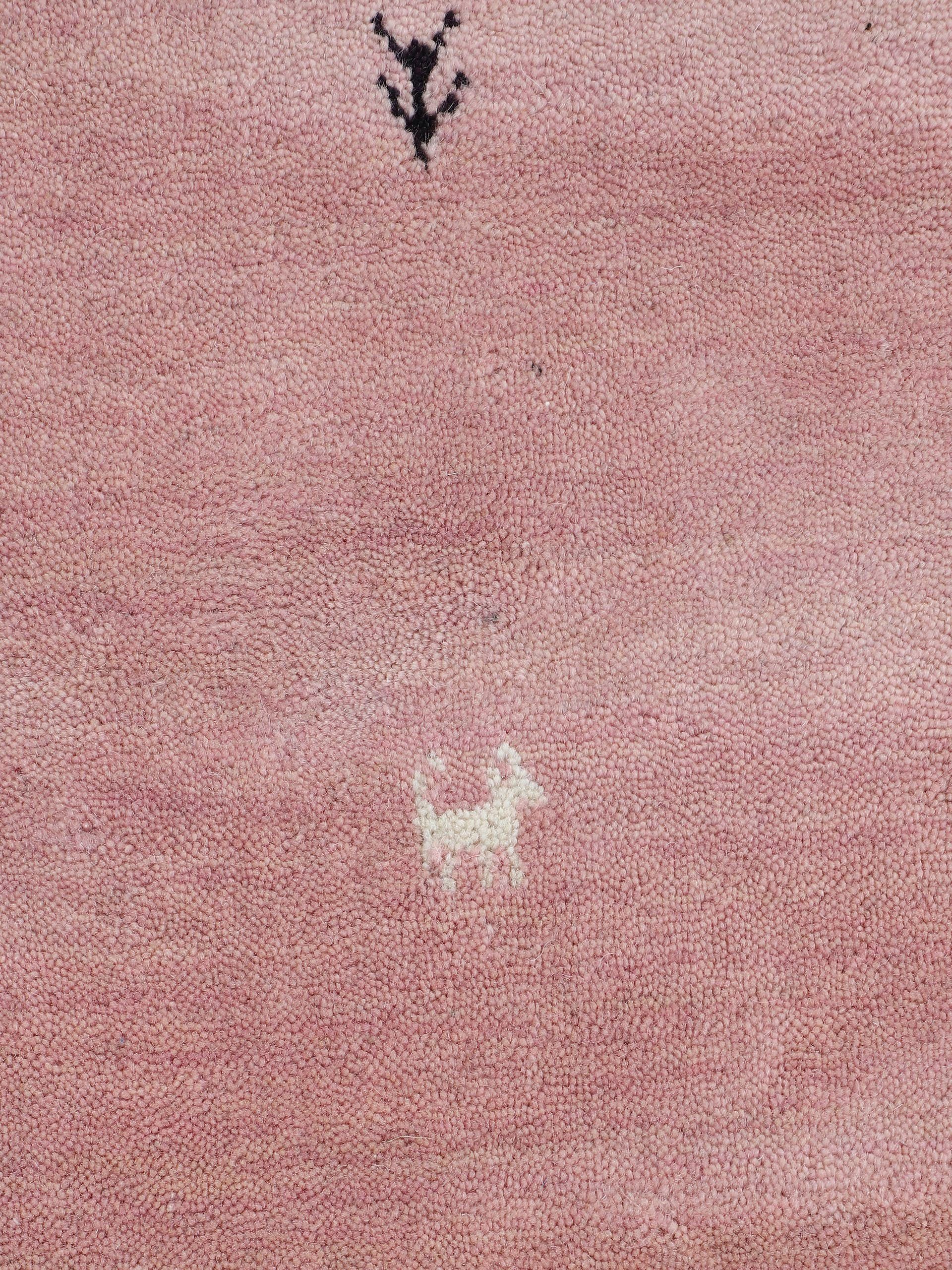 carpetfine Wollen kleed Gabbeh Uni, ook als loper verkrijgbaar