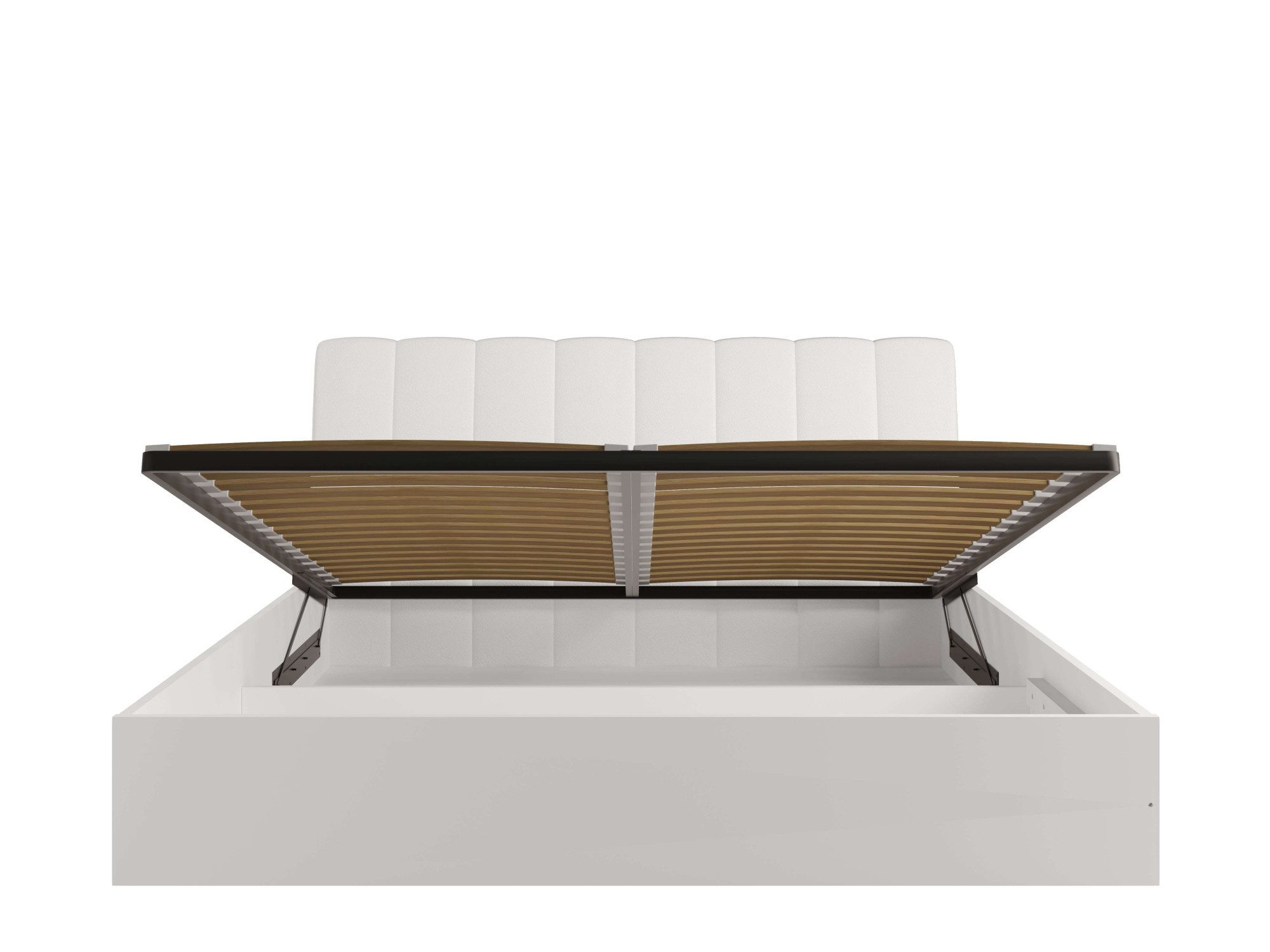 Home affaire Bed Malissa met gevoerd hoofdeinde zonder opbergruimte Bedframe, slaapoppervlak 180x200 cm, BxDxH 186,6 x 206,4 x 100 cm