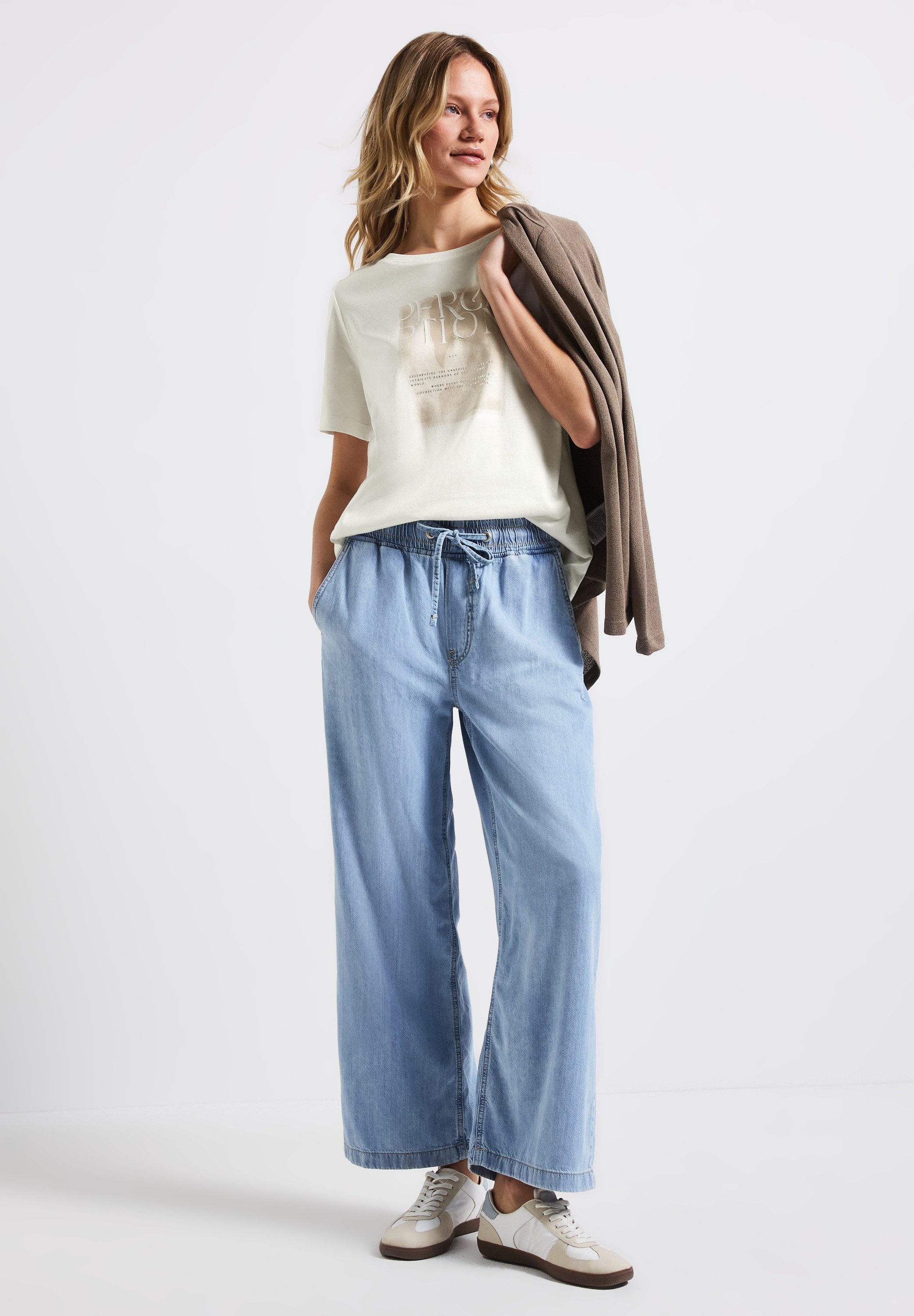 STREET ONE T-shirt met frontprint