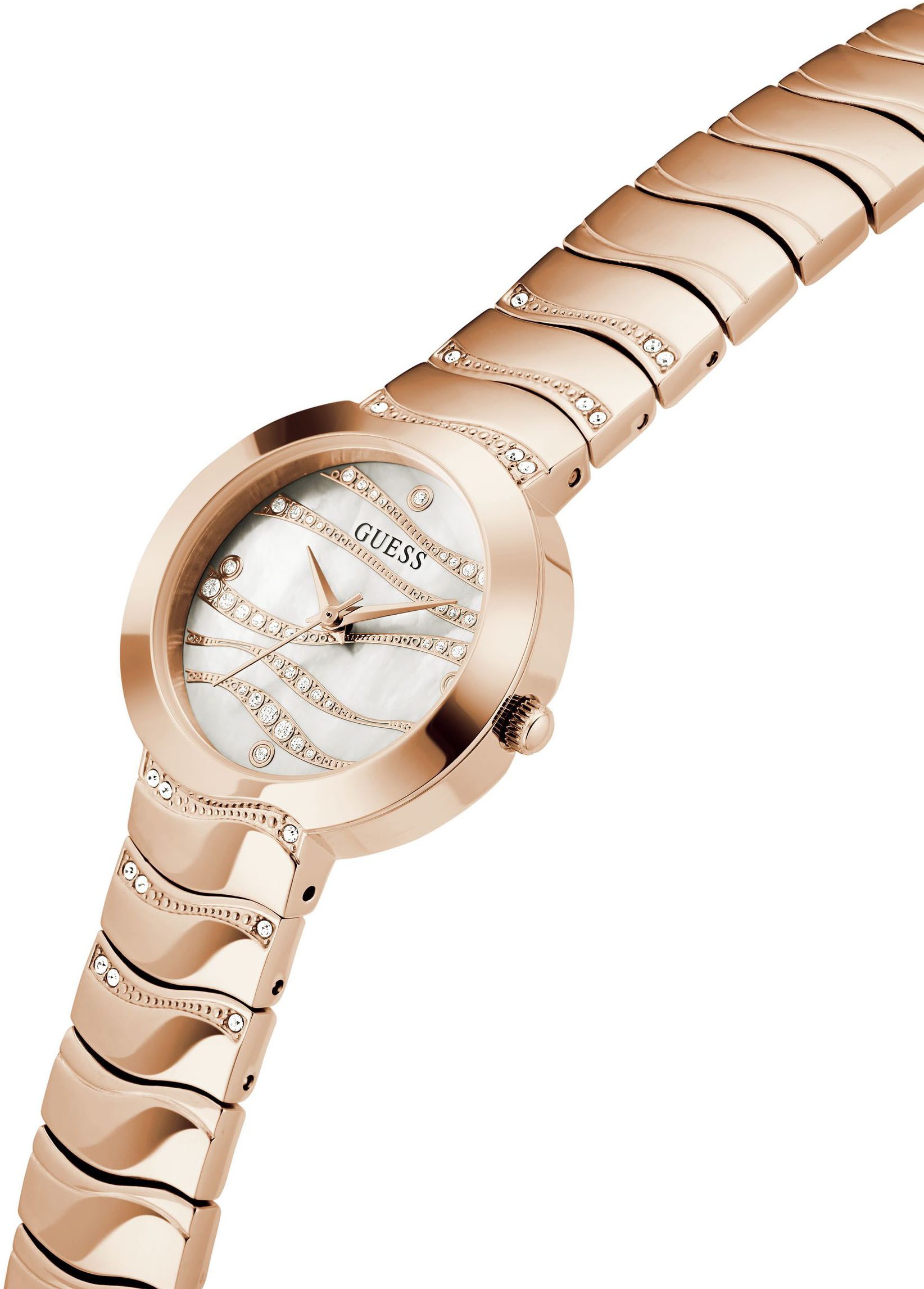Guess Kwartshorloge Lagune Horloge, dameshorloge, stalen armband