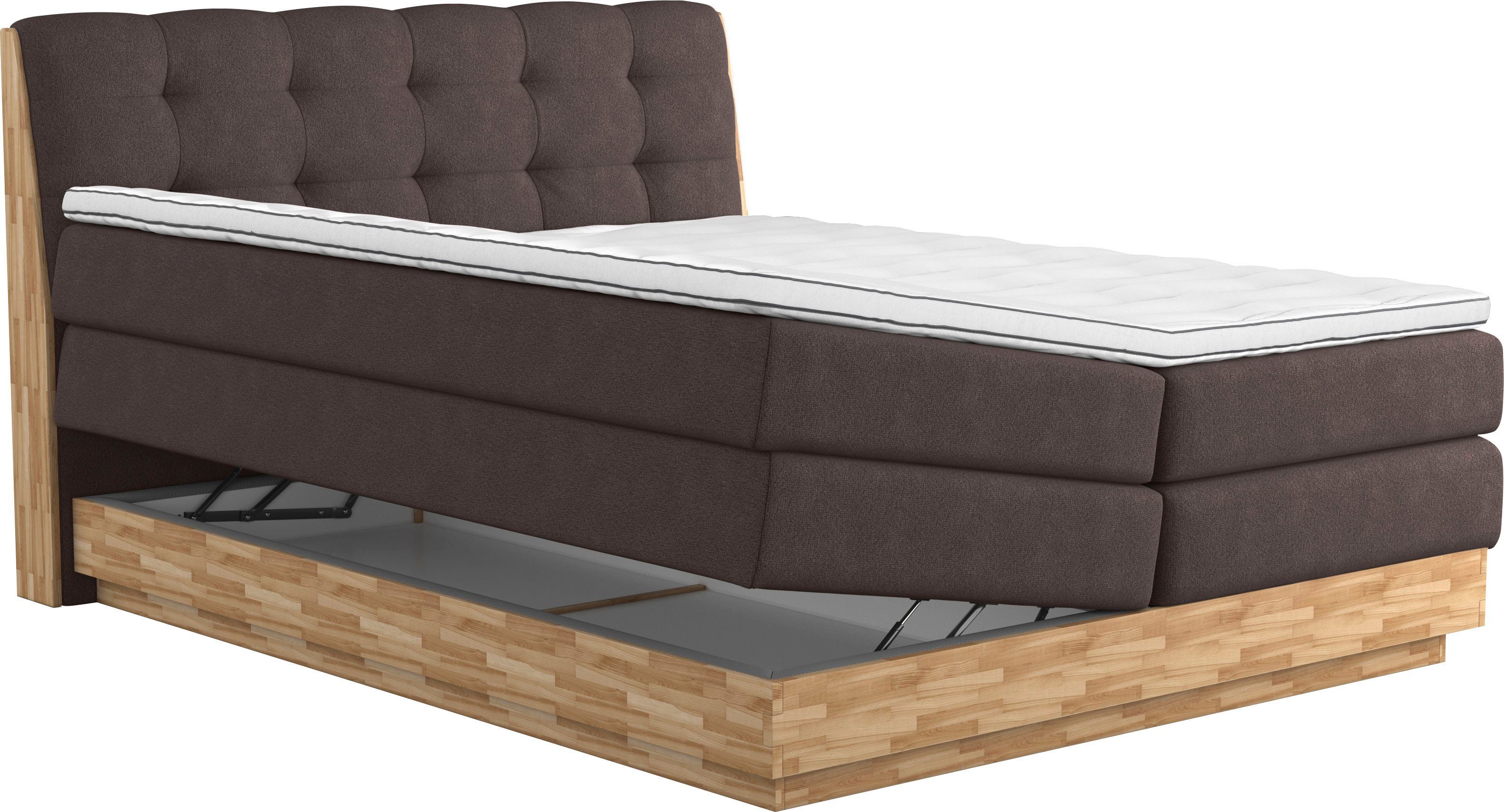 Home affaire Boxspring Naome Boxspring bed, inclusief matrastopper