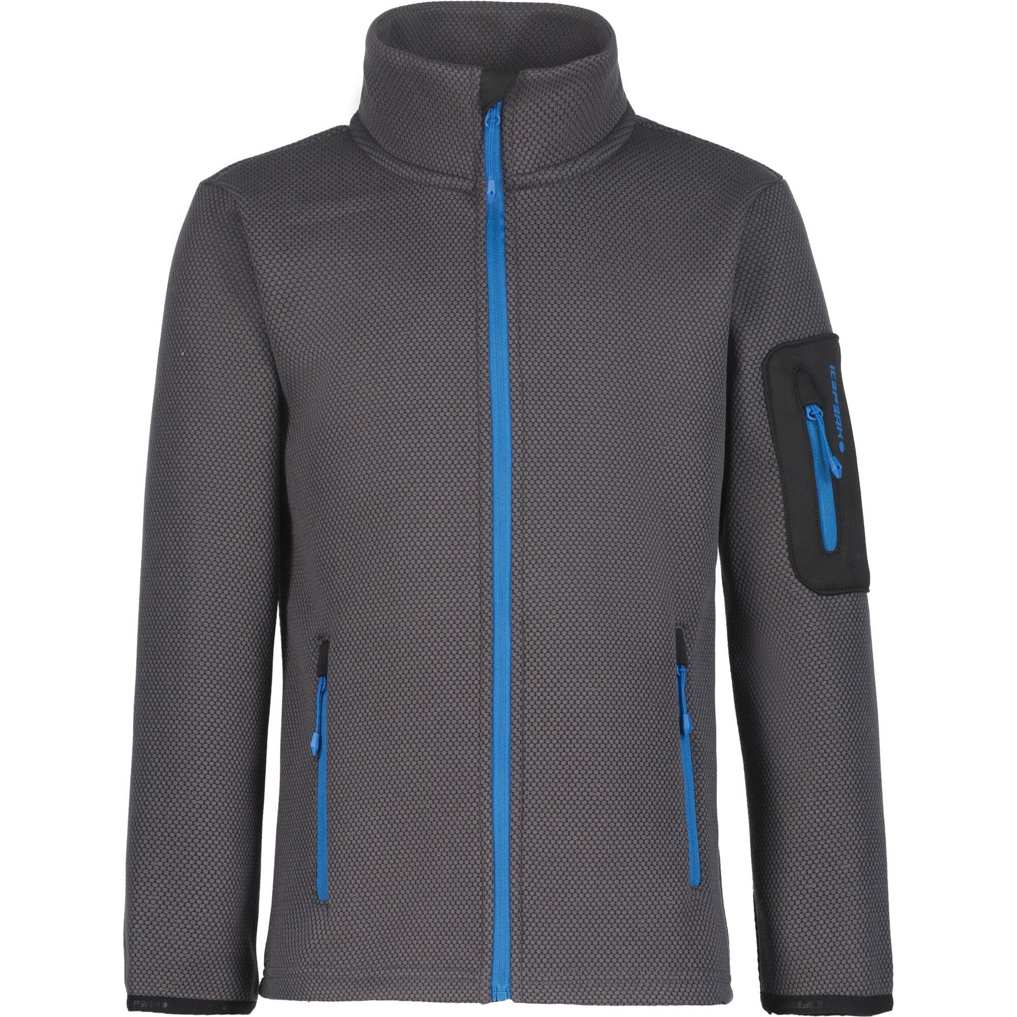 Icepeak Functioneel jack K FLEECEJAS KEVELAER met hoge staande kraag