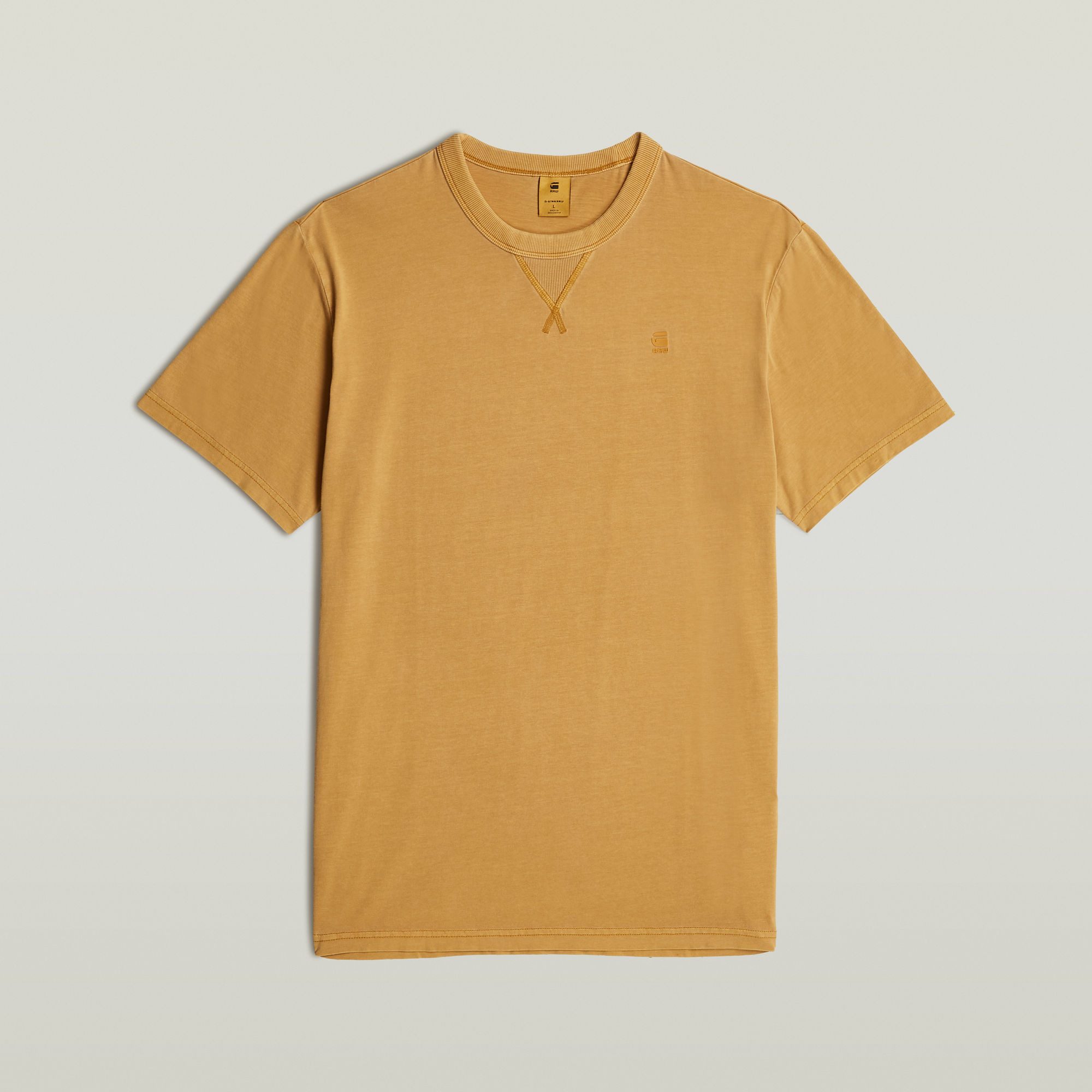 G-Star RAW T-shirt Nifous Ronde hals, met ribinzet