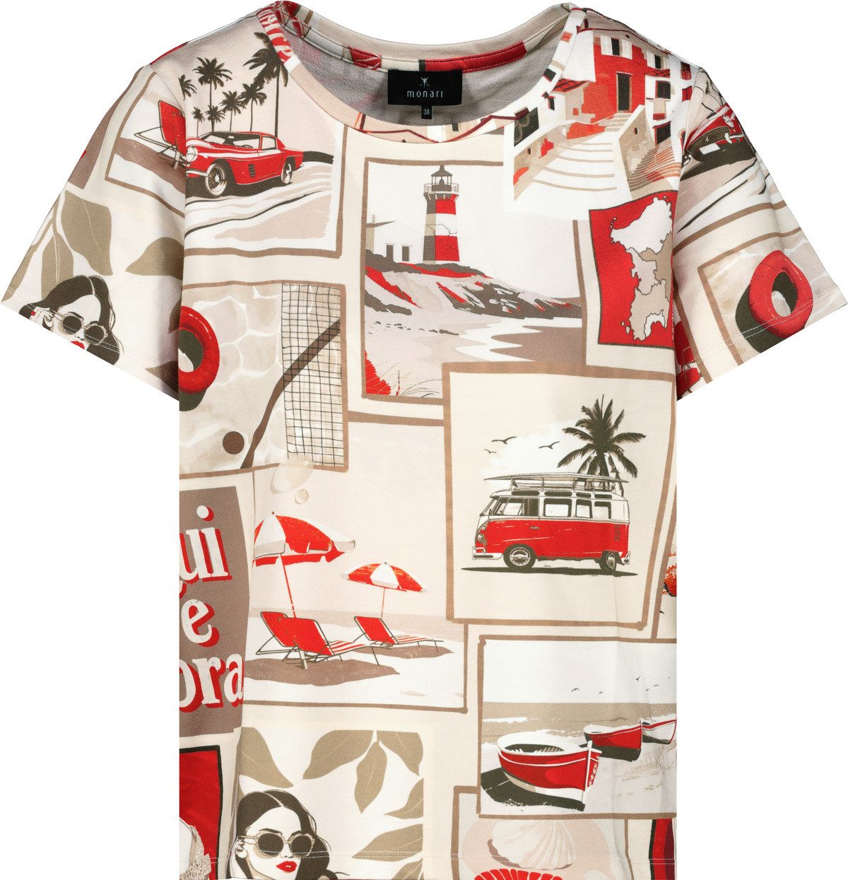 Monari Shirt met ronde hals Met een ronde hals