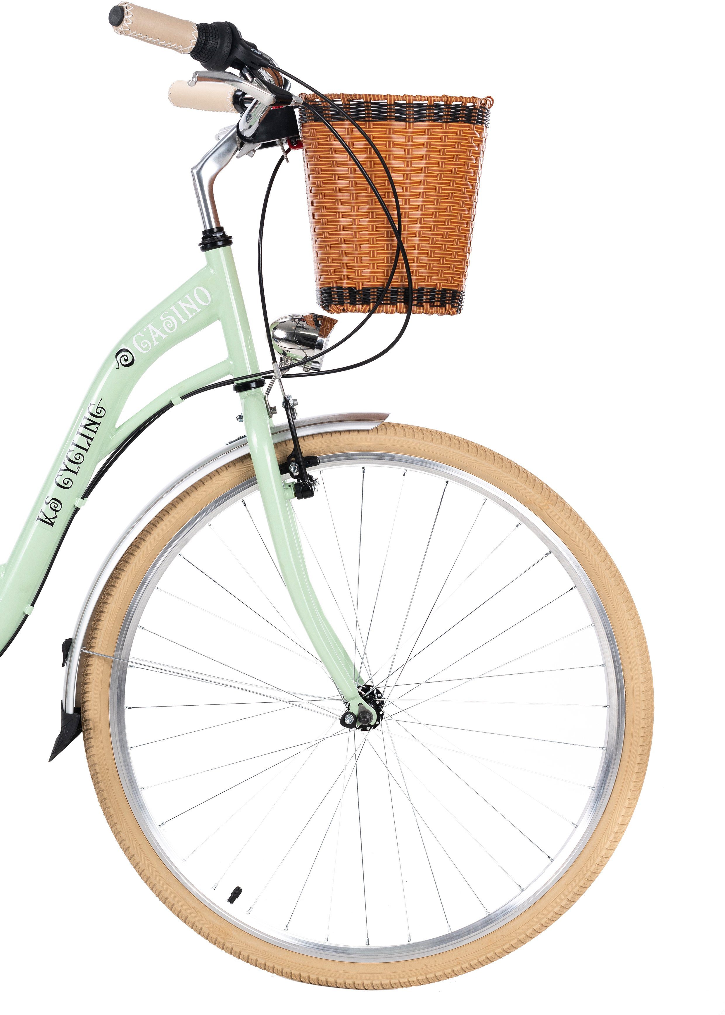 KS Cycling Citybike Casino voor dames, kettingversnelling