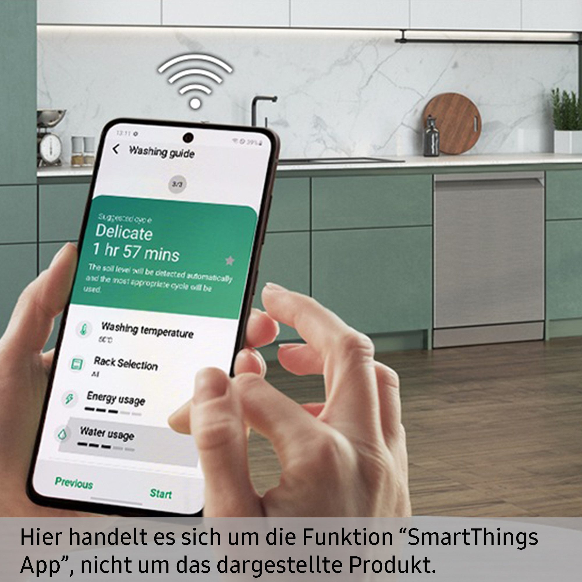 Samsung Semi-geïntegreerde vaatwasser DW60BG750SSLET, 81,5 cm x 59,5 cm