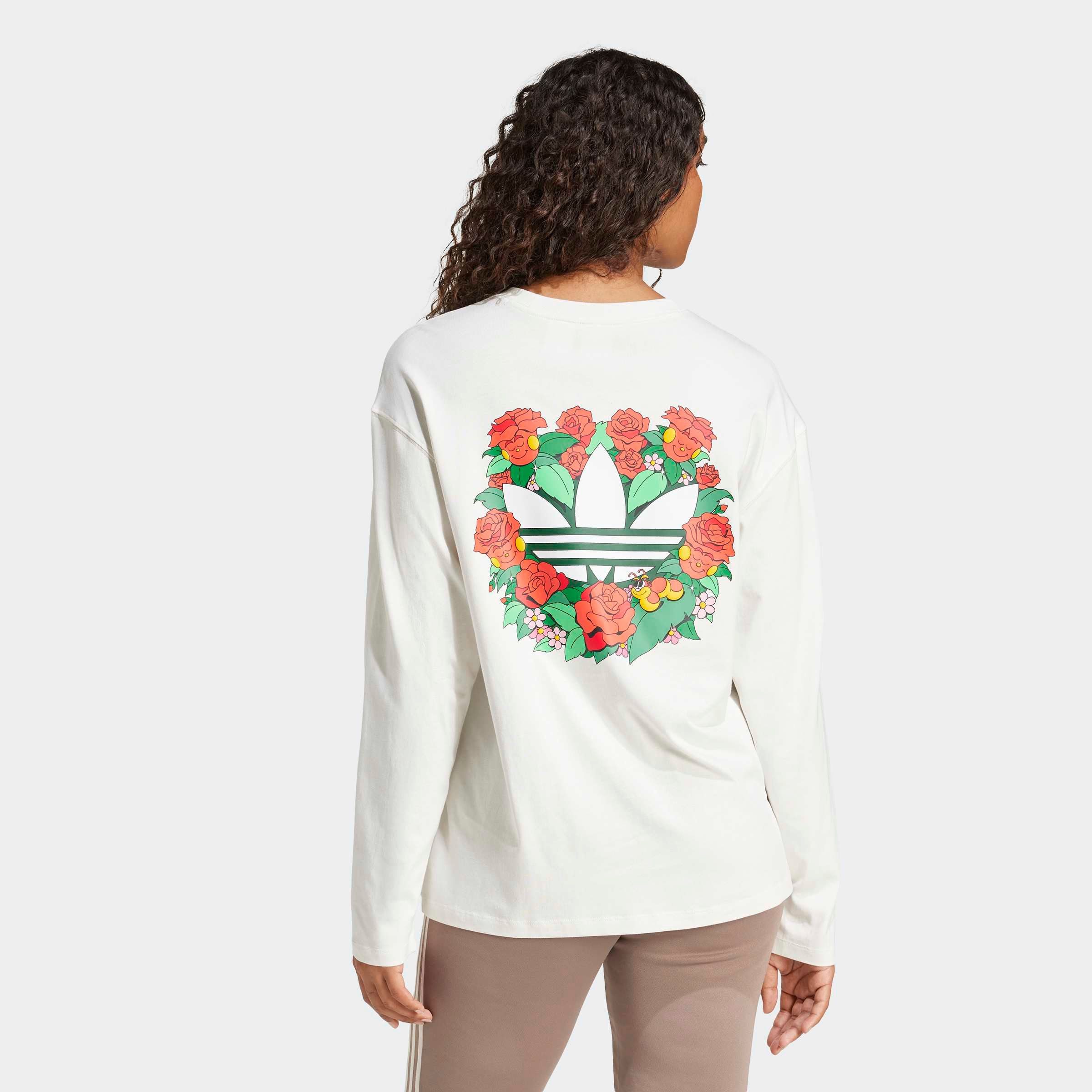 adidas Originals Sweatshirt NELSON LS met print op de achterkant