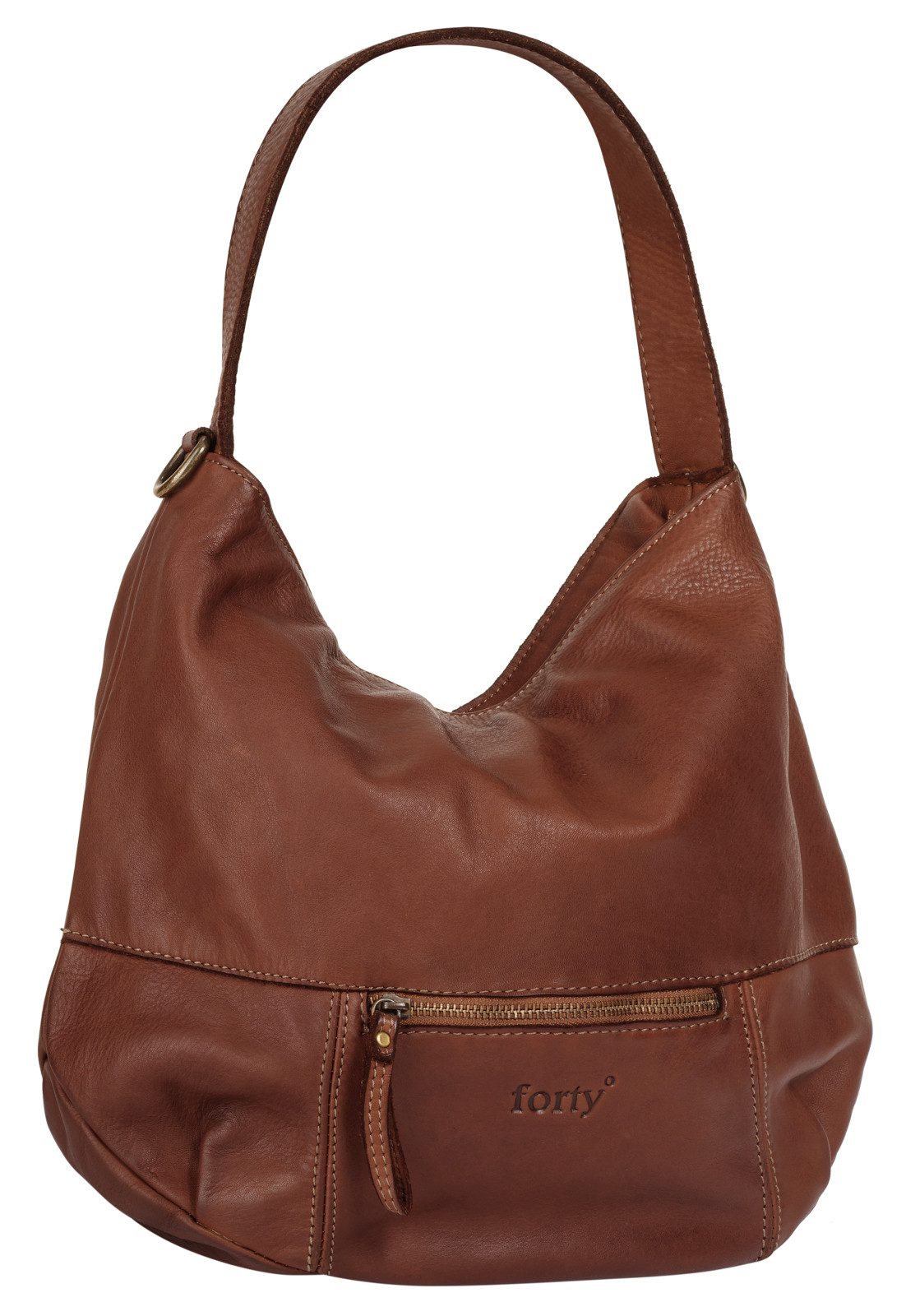 Forty Degrees Shopper echt leer, made in italy