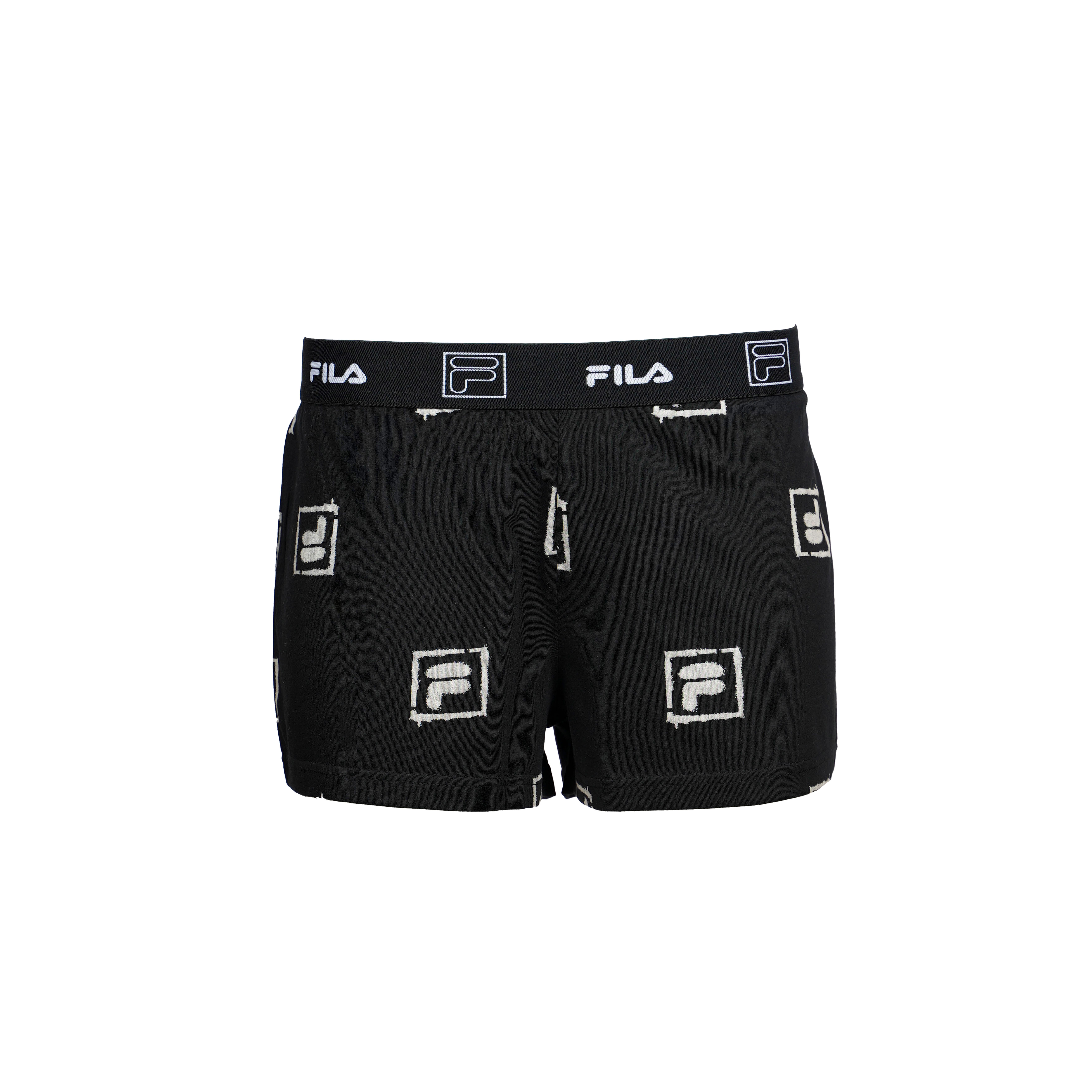 Fila Shortama WOMAN JERSEY PYJAMAS met opvallende logoprint (2-delig)