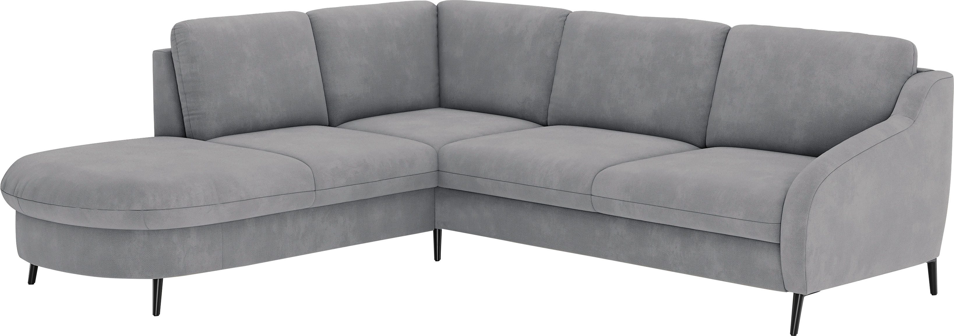 sit&more Hoekbank Soul L-vorm optioneel met bedfunctie en bedlade of lade