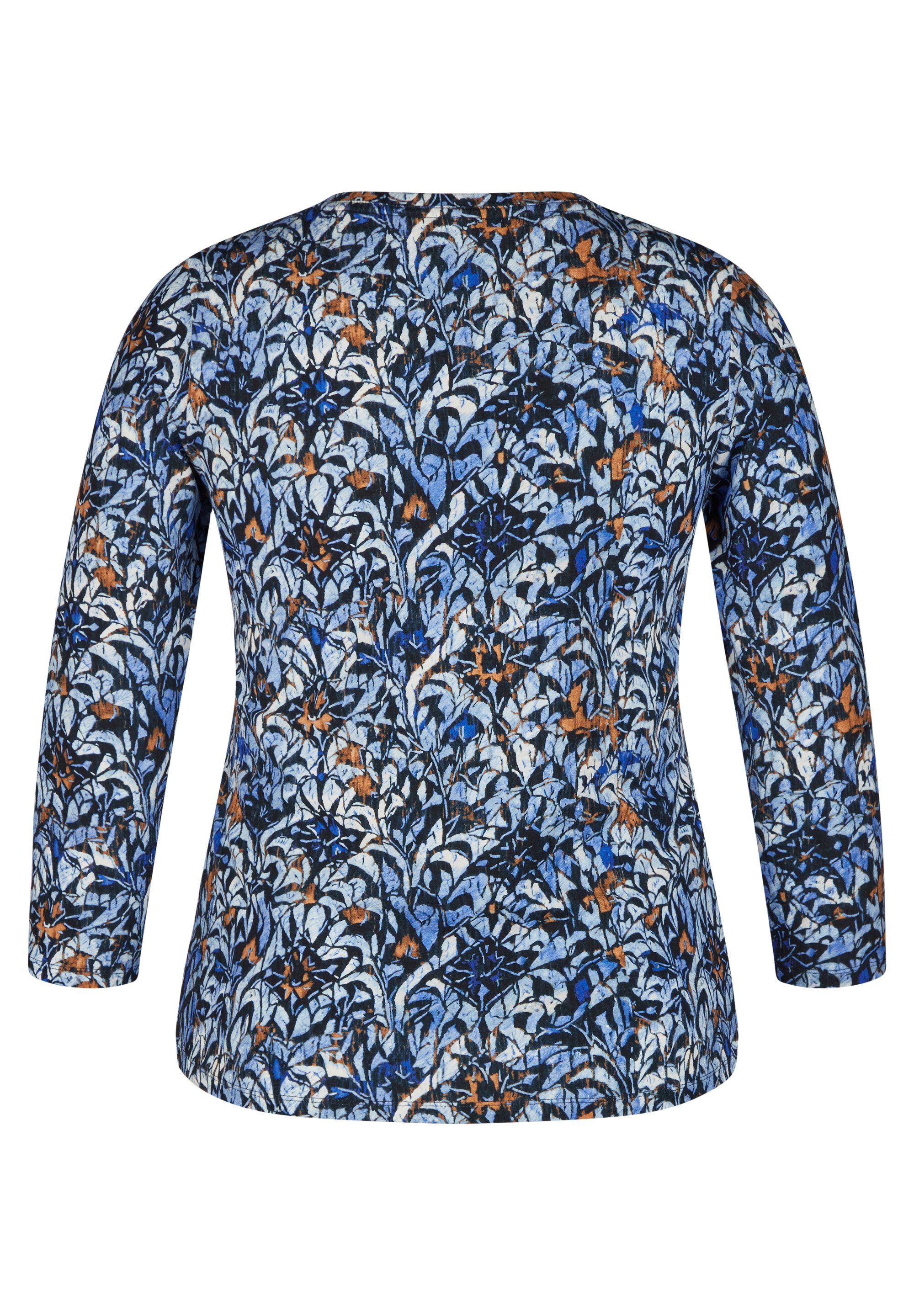 Rabe Shirt met 3/4 mouwen met gebloemde all-over print