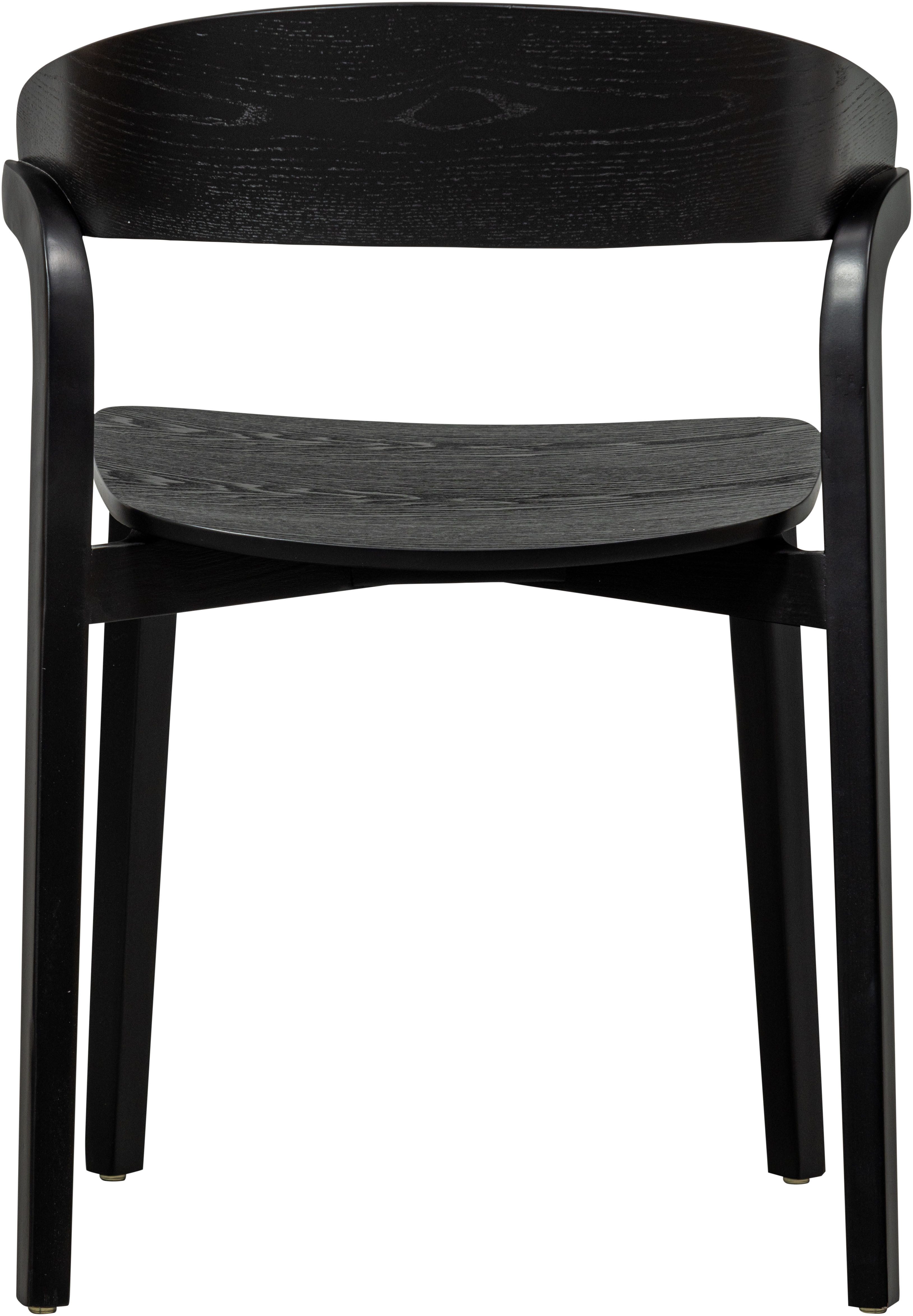 WOOOD Stoel Cras Eetkamerstoel van essenhoutfineer (set, 2 stuks)