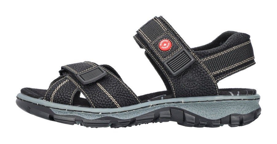 Rieker Sandalen zomerschoen, outdoorschoen, sleehak, in trekkinglook