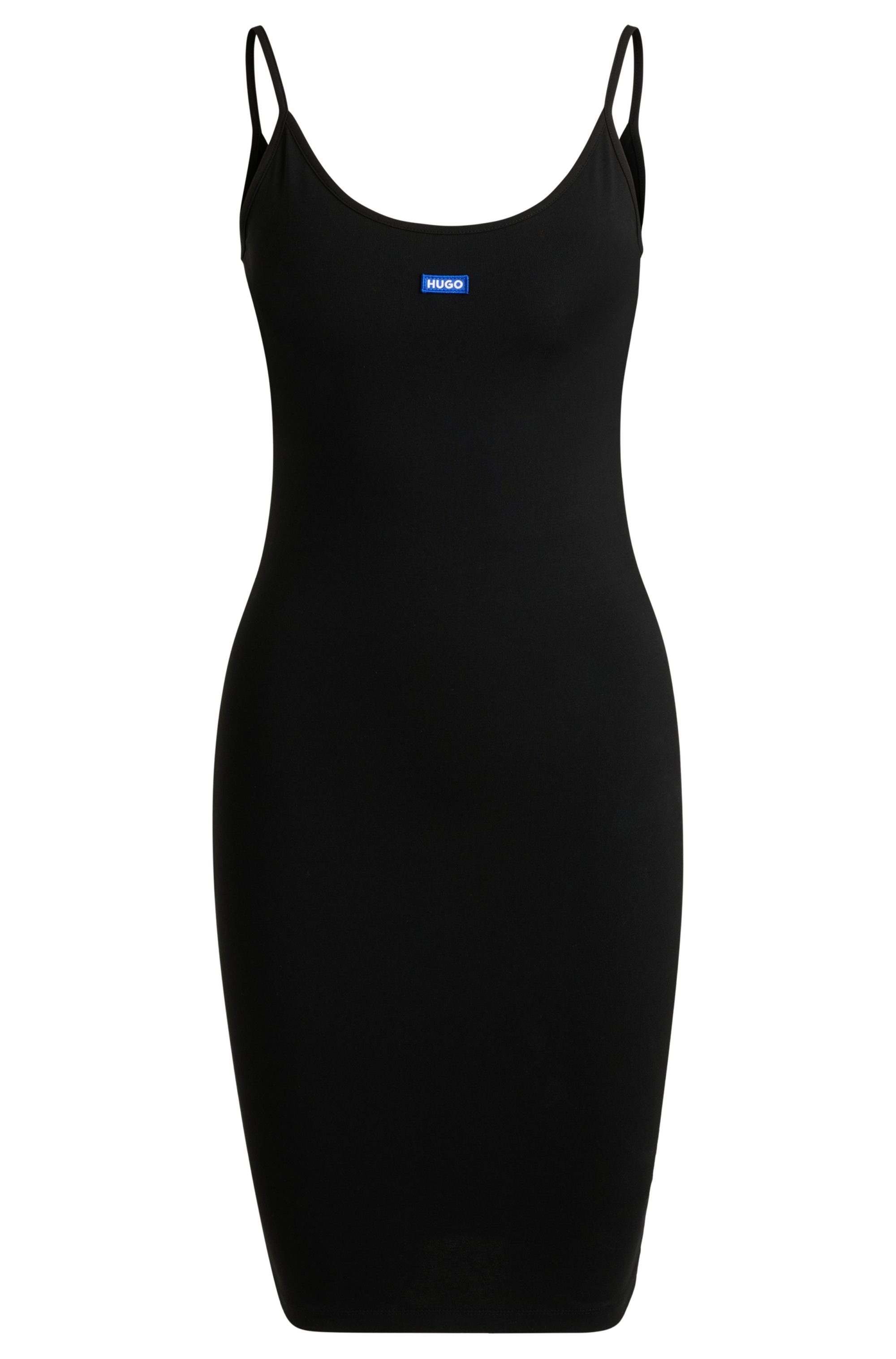 HUGO Blue Jerseyjurk Narya met logo