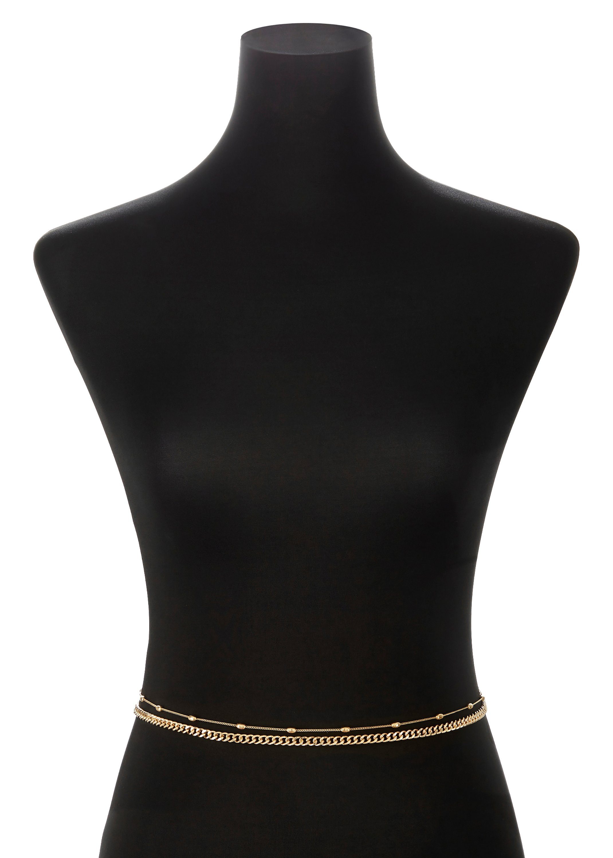 Lascana Buikketting set in 2-delige set, tailleketting, gelaagde lichaamsketting, strandaccessoire