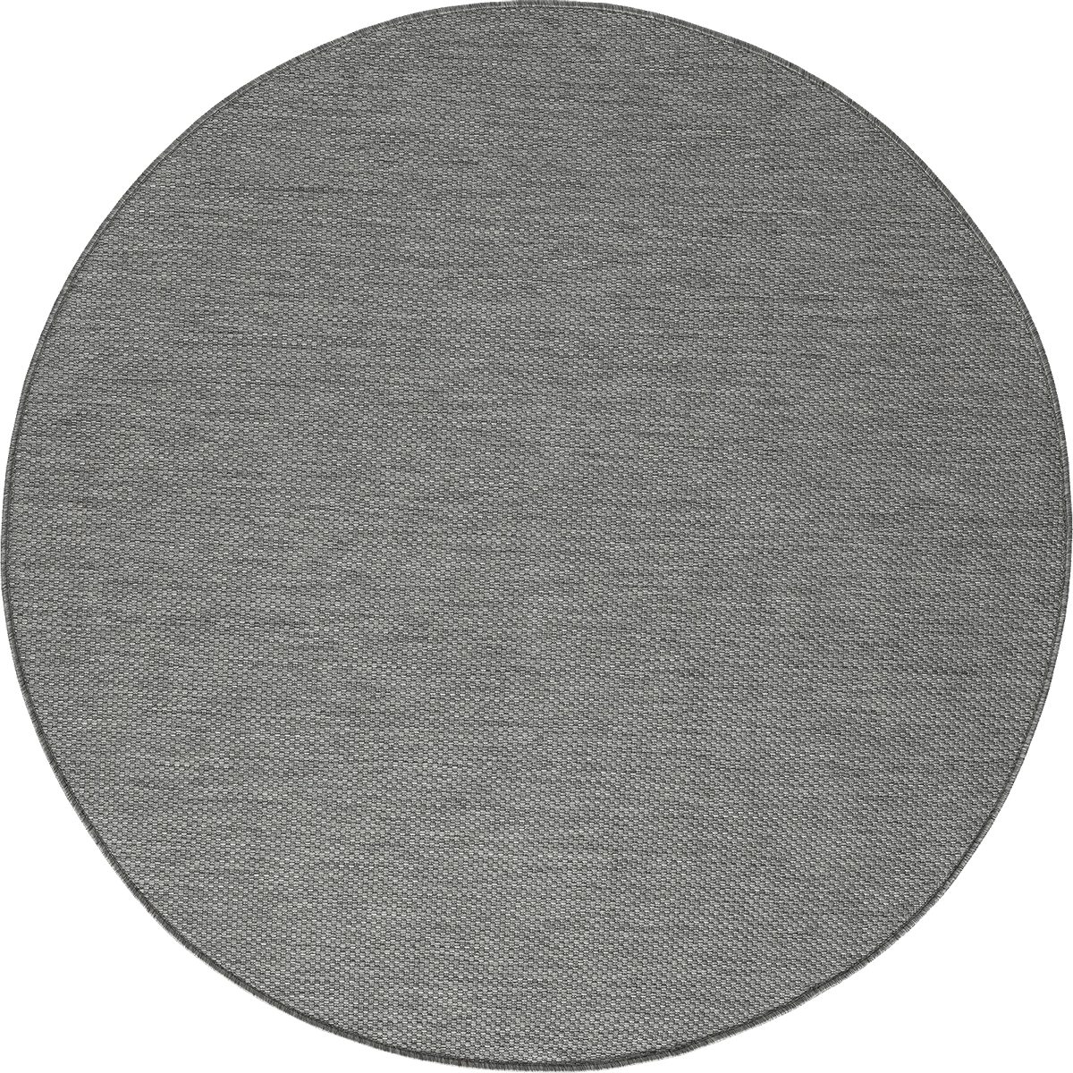 OTTO The carpet Vloerkleed Mistra round moderne robuuste binnen- en buitenkleed moderne vloerkleden maat Ø 160 cm x 1 mm grijs