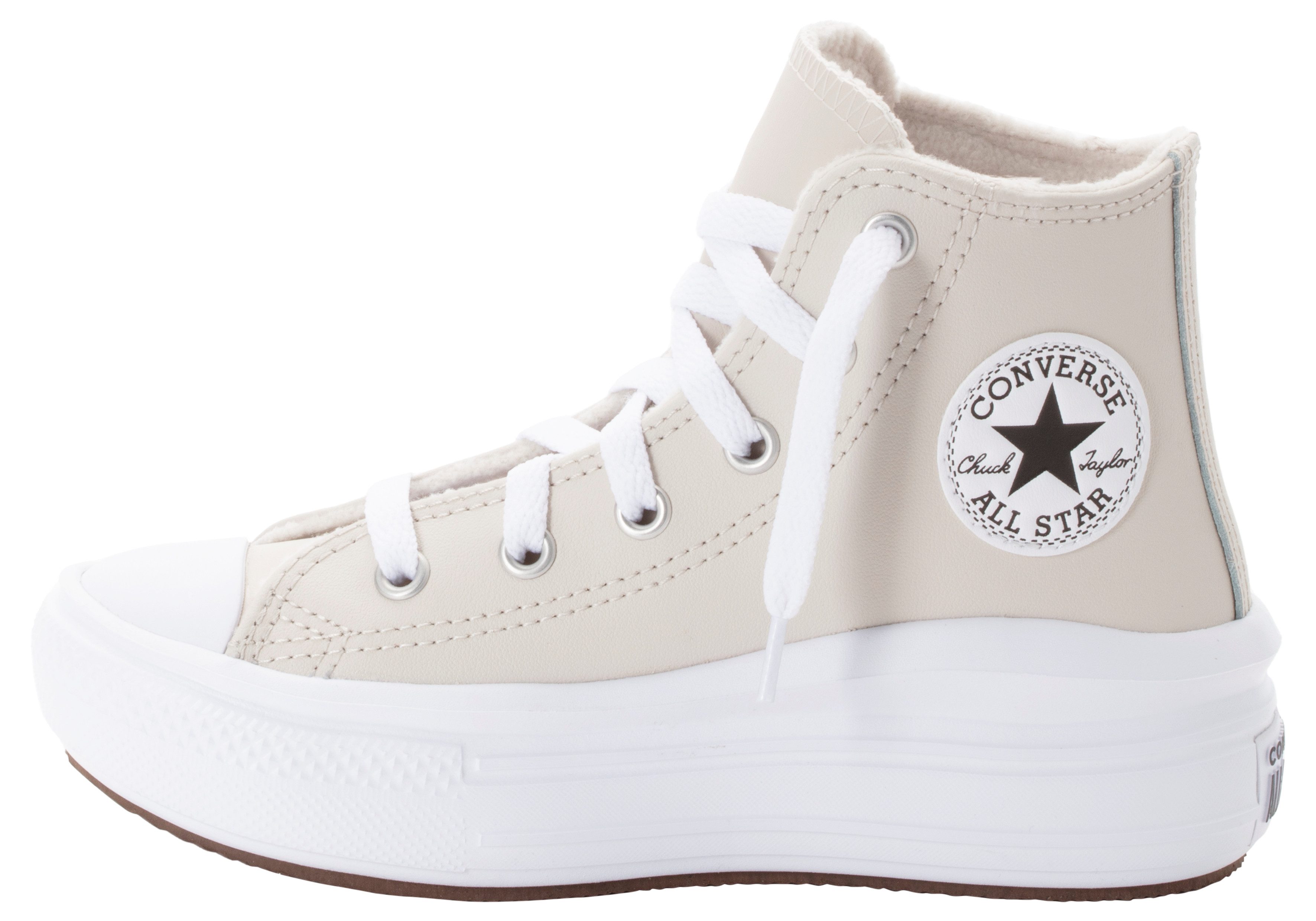 Converse Sneakers CHUCK TAYLOR ALL STAR MOVE PLATFORM COATED LEATHER