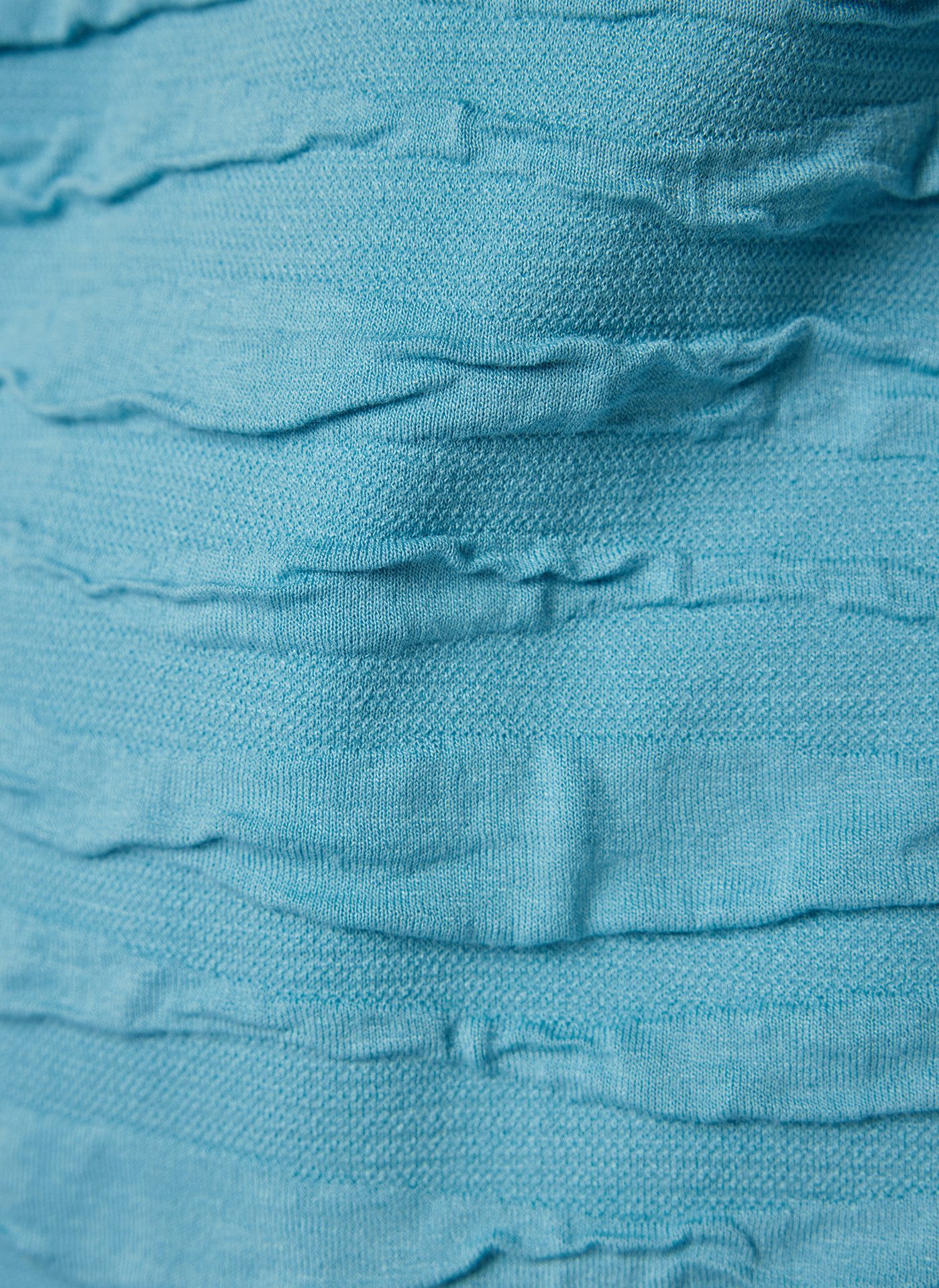 Rabe Shirt met 3/4 mouwen met golvenstructuur - crinkle