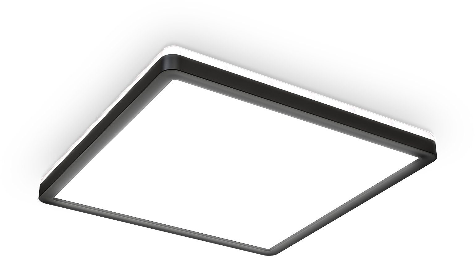 B.K.Licht Scherm Plafondlamp, 18 Watt, ultra-dun, indirect licht, neutraal wit plafondlampen