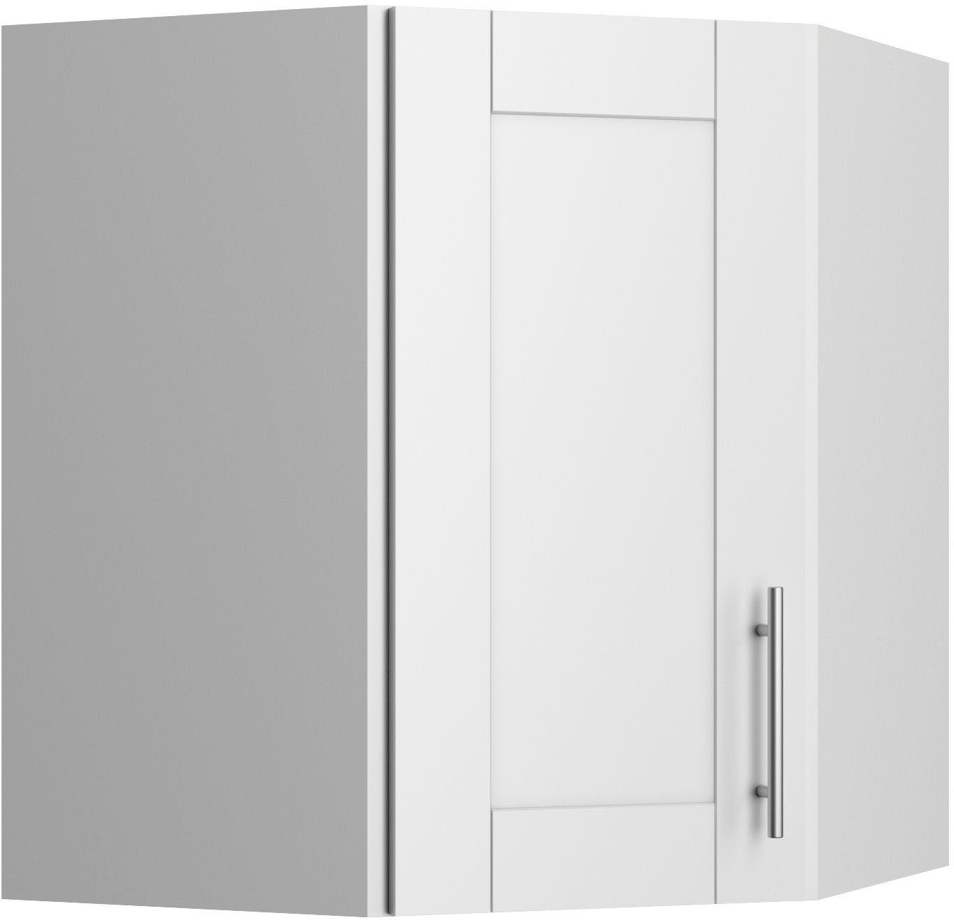 OPTIFIT Hangend hoekkastje Ahus Breedte 60x60 cm hangkasten wit