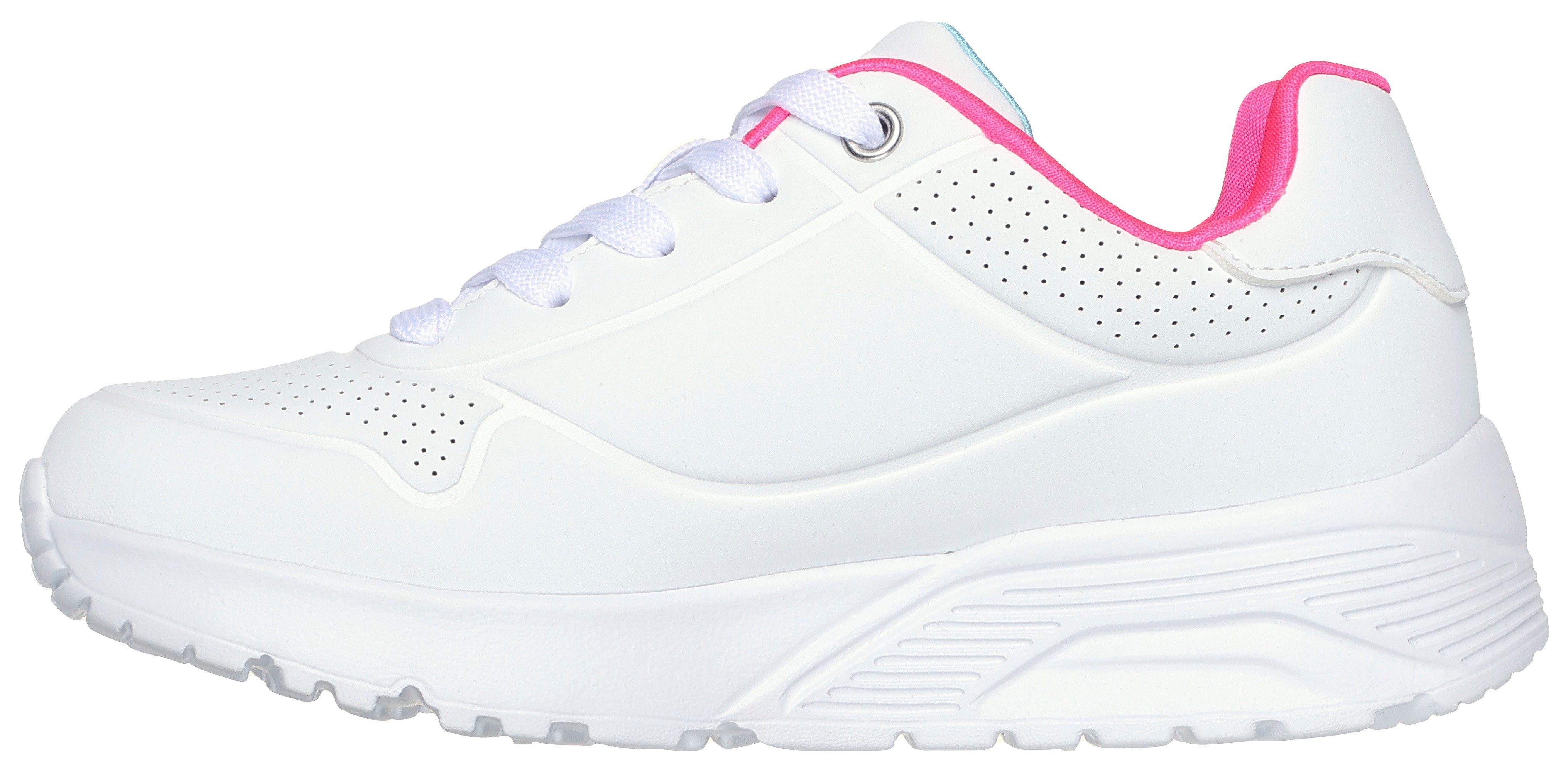 Skechers Sneakers Uno Lite - My Drip , retro sneaker, plateausneaker met modieuze chunky zool