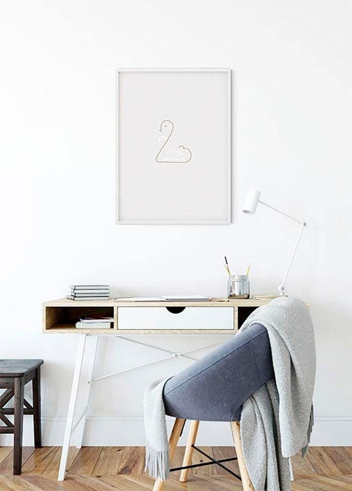 Komar Wanddecoratie Baby Welcome Wanddecoratie - zonder lijst (1 stuk)