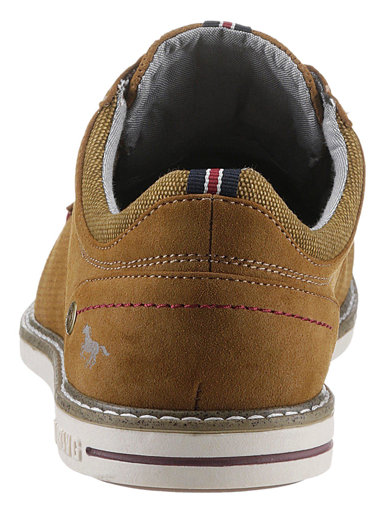 Mustang Shoes Veterschoenen , vrijetijdsschoen, lage schoen, veterschoen met perforatie