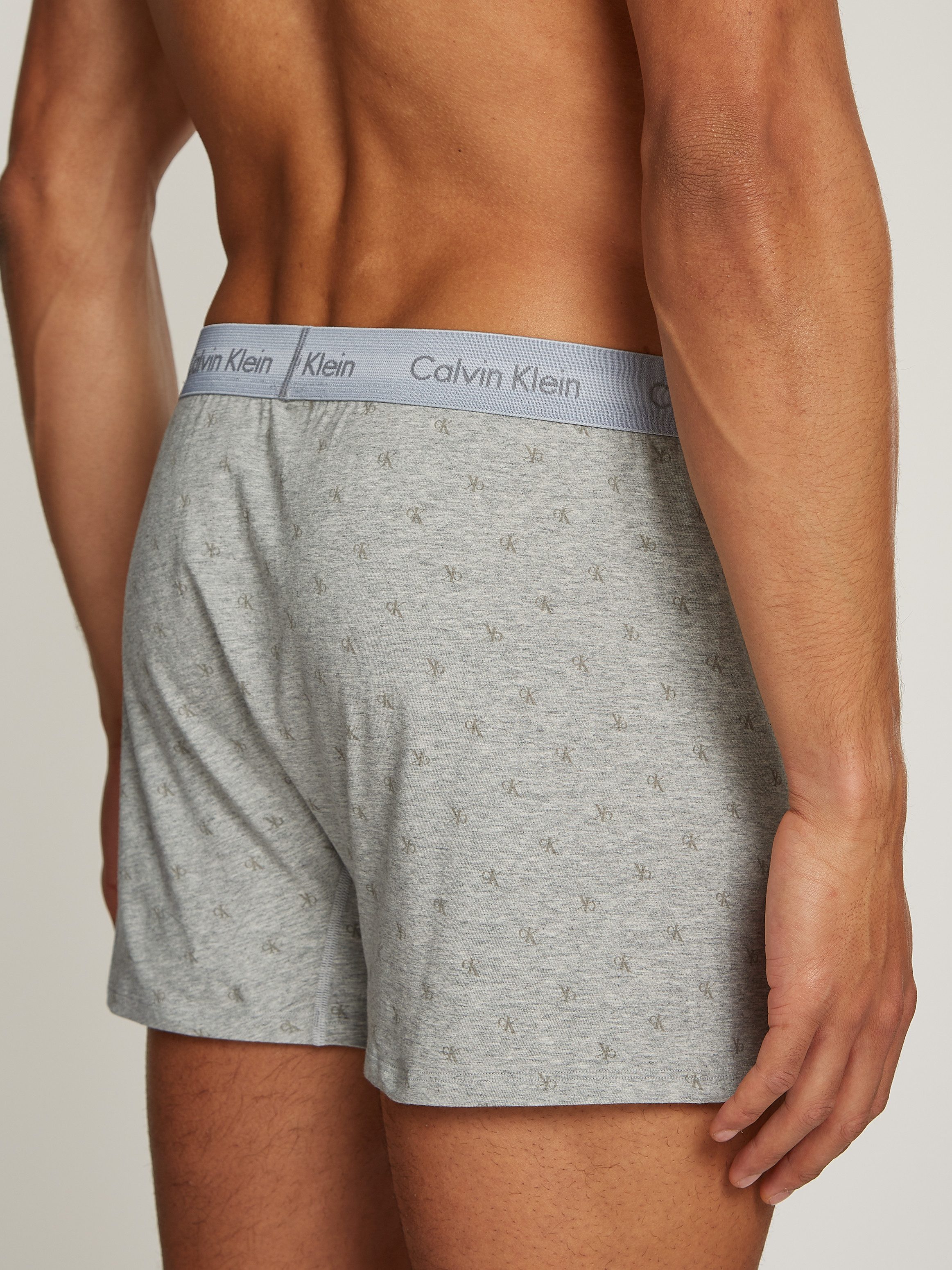 Calvin Klein Pyjamashort BOXER TRAD met all-over print