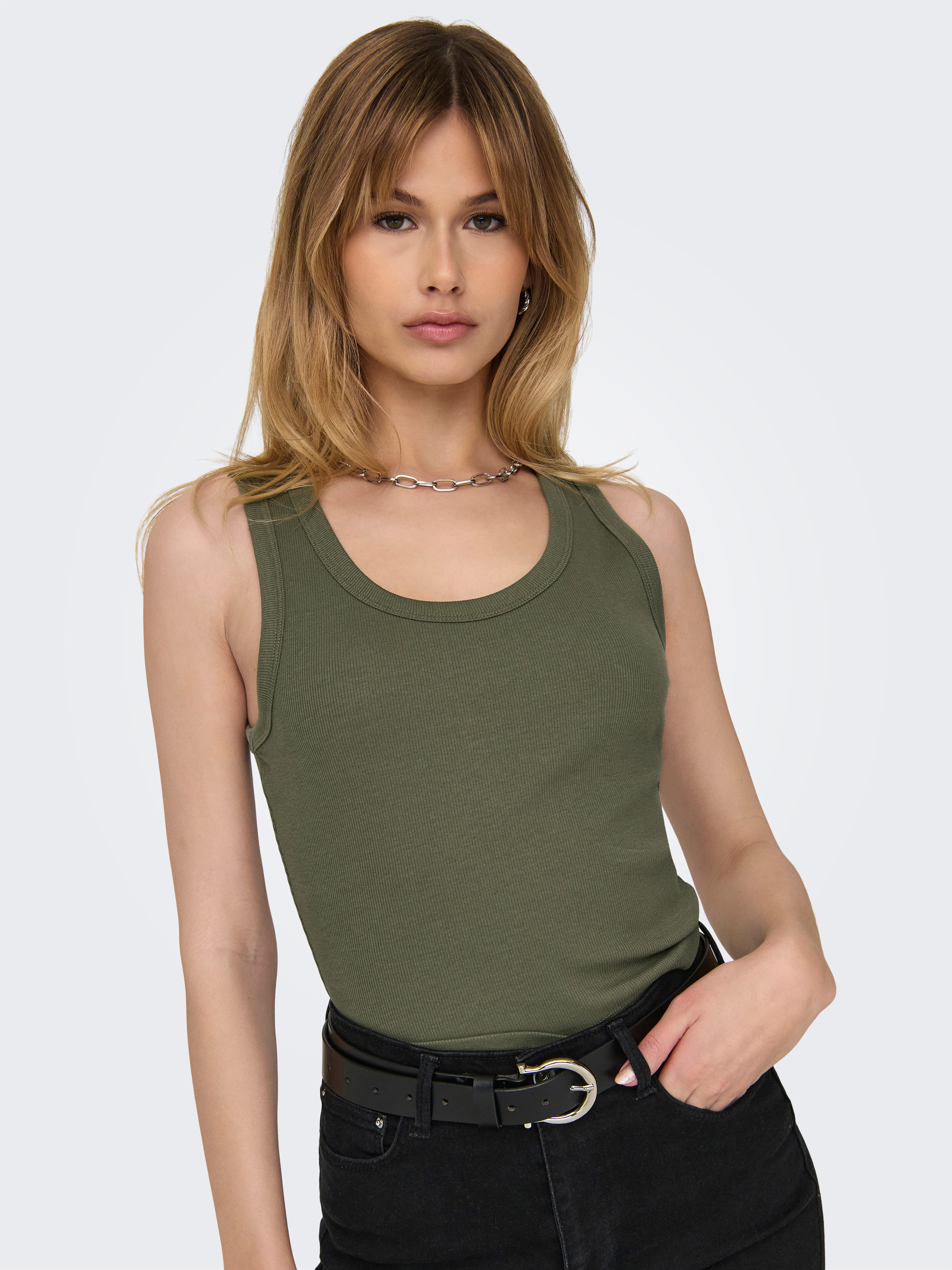 Only Tanktop ONLEASY S/L TANK TOP JRS 2 PACK (set, 2-delig)