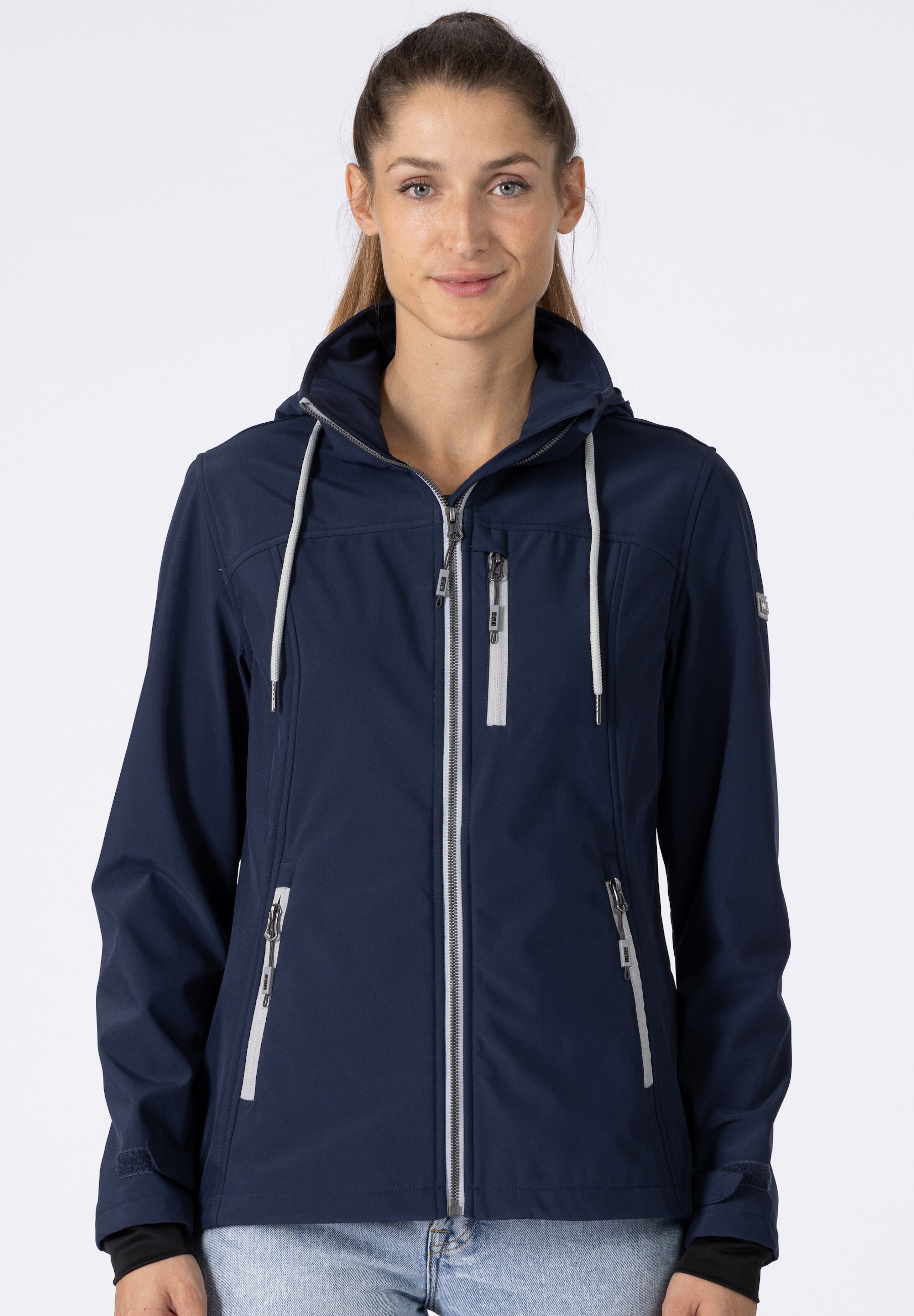 DEPROC Active Softshell-jack DECORAH PEAK V WOMEN met afneembare capuchon