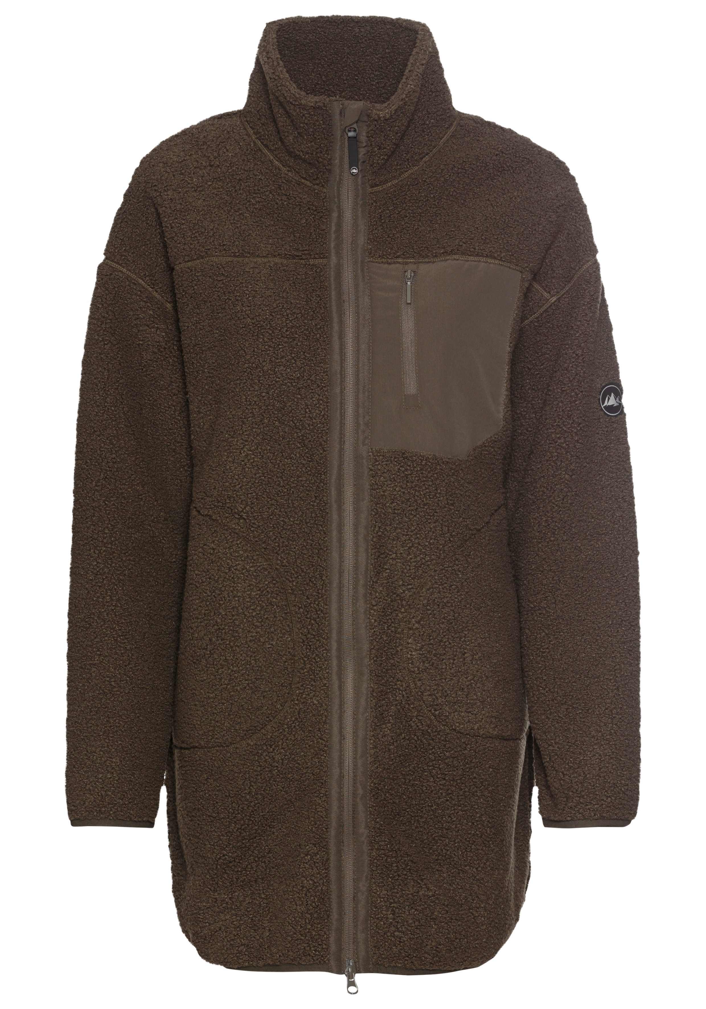 Polarino Fleecejack van fleece, ademend, sneldrogend